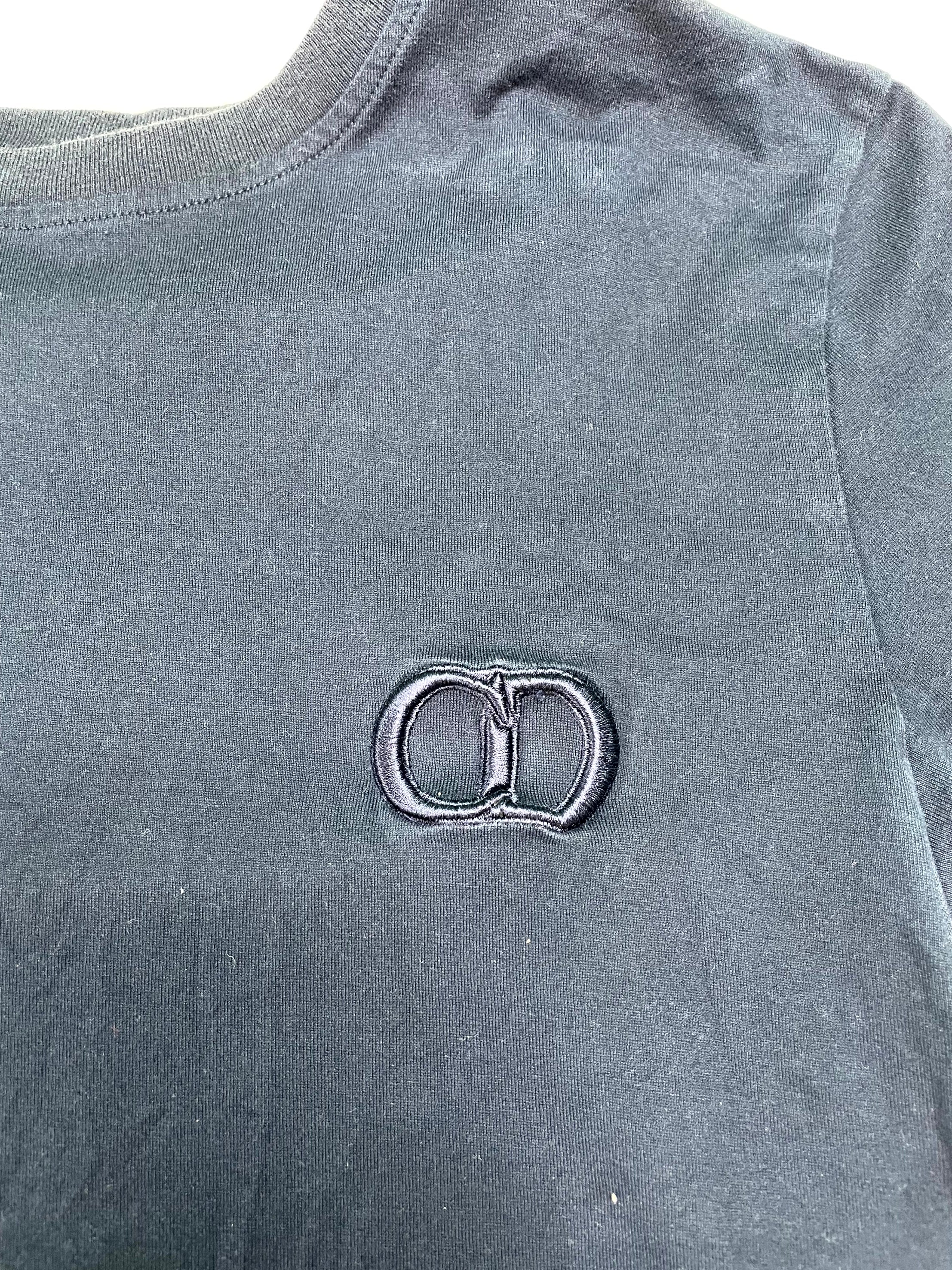 Dior CD Logo Navy Tee