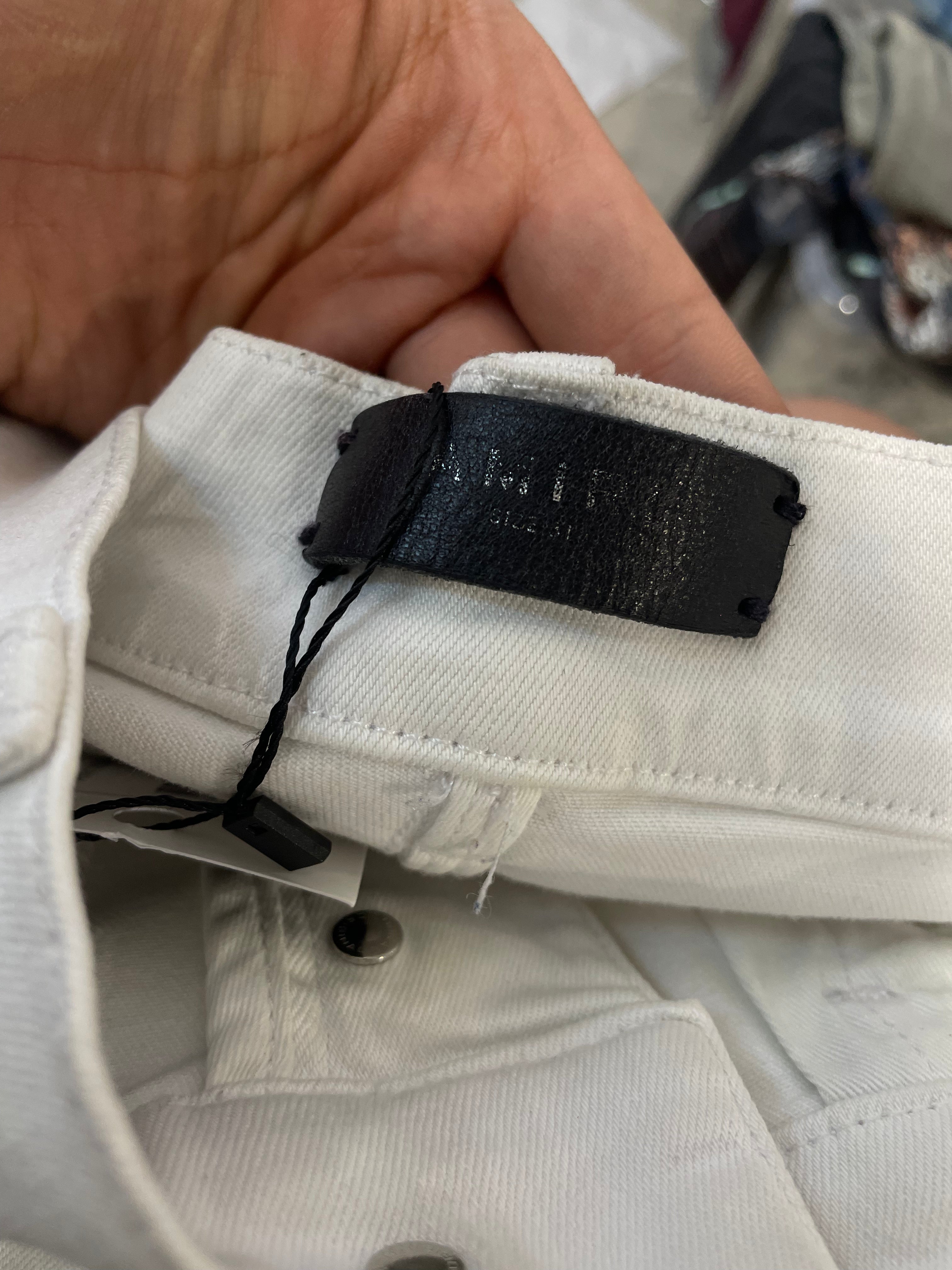 Amiri MX2 White White Patch Used 31