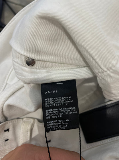 Amiri MX2 White White Patch Used 31