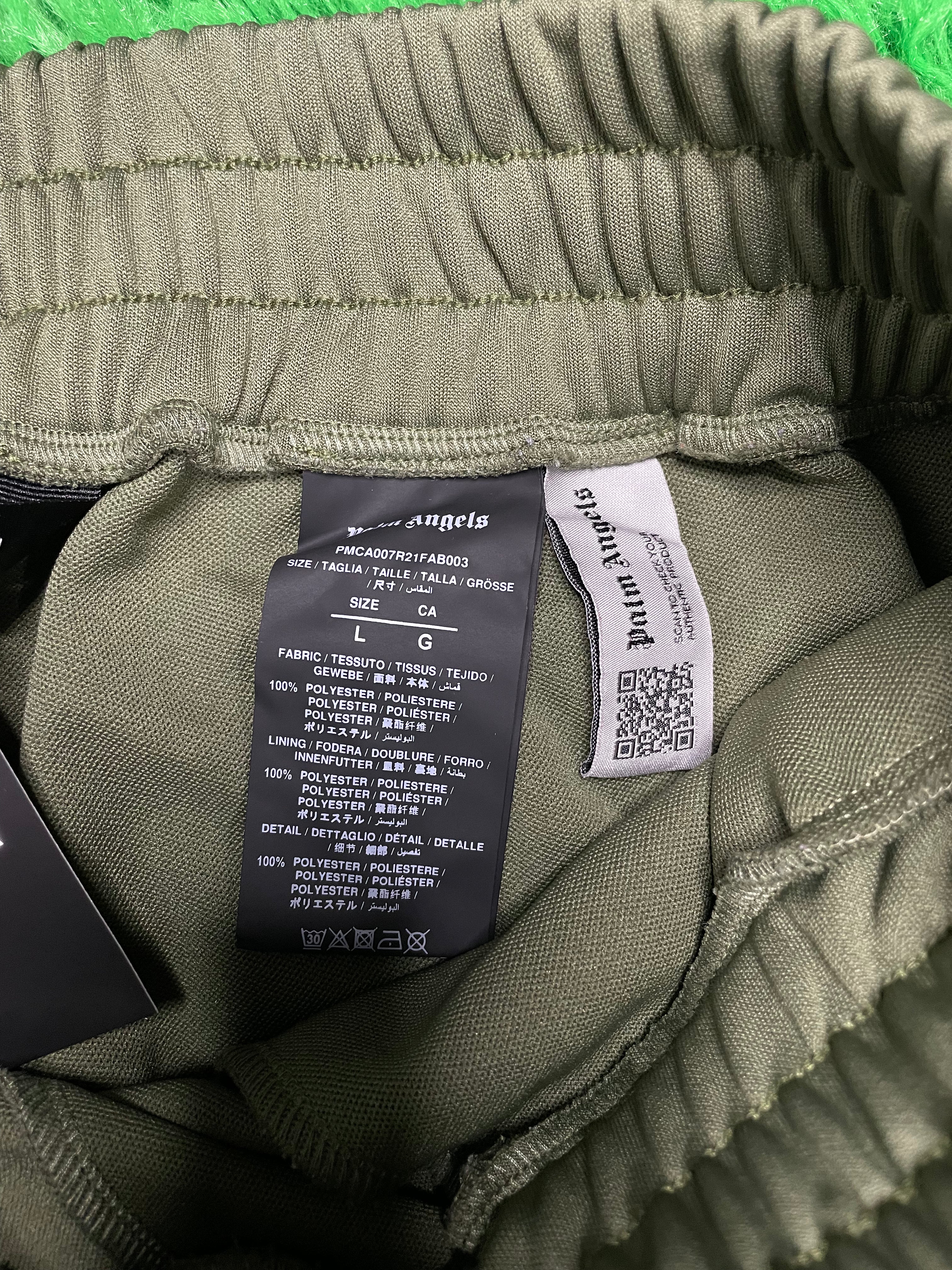 Palm Angels Track Green & Purple Sweats