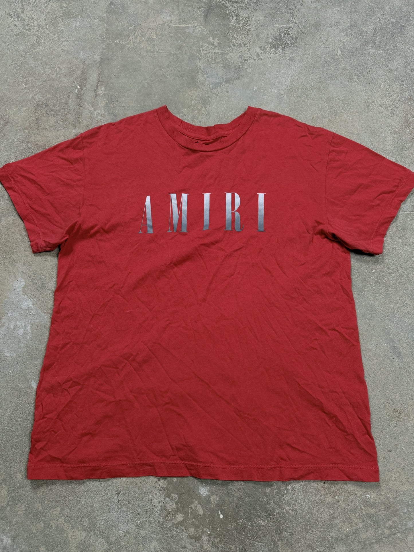 Amiri Core Logo Tee Red Used XS