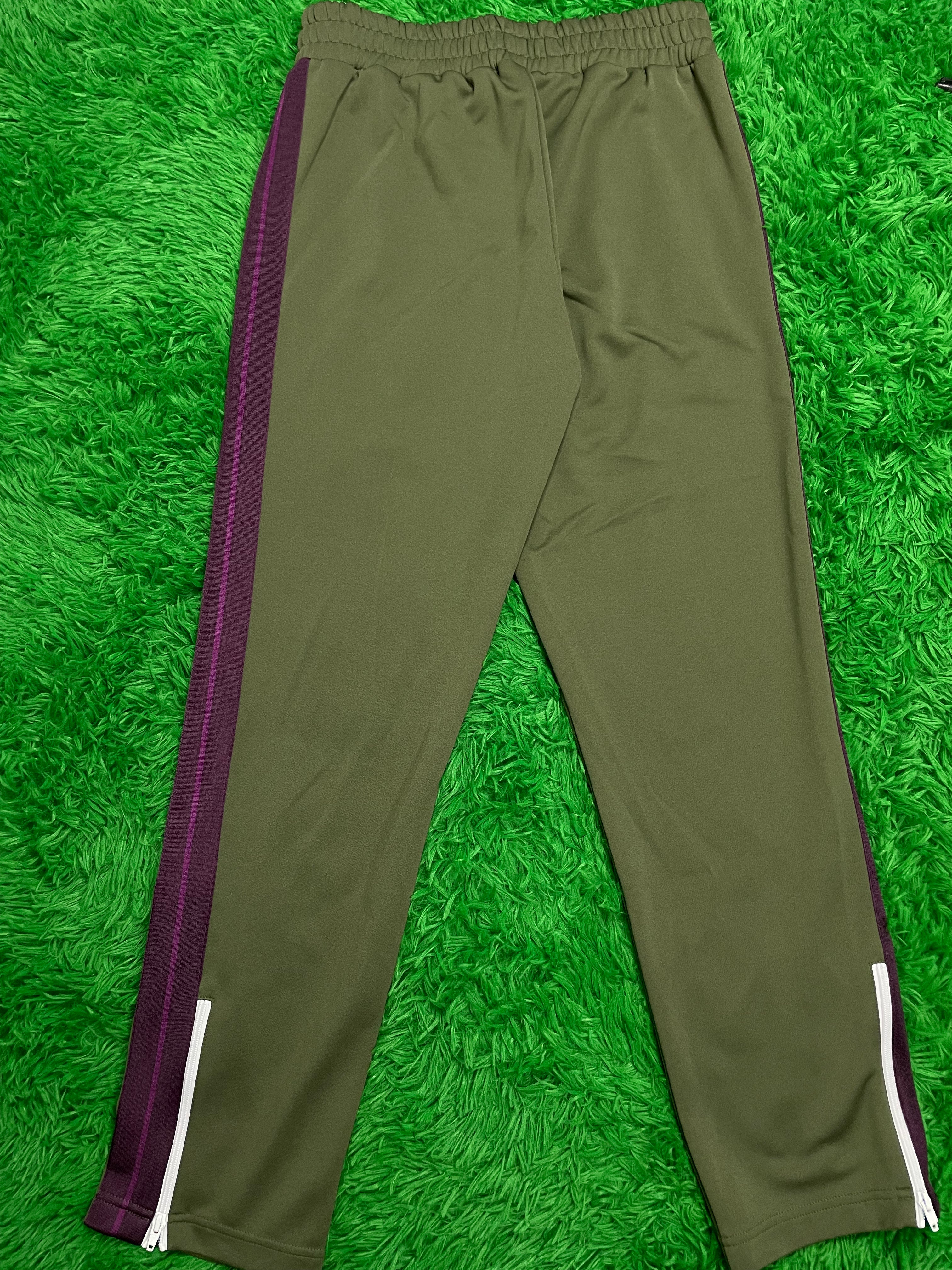 Palm Angels Track Green & Purple Sweats