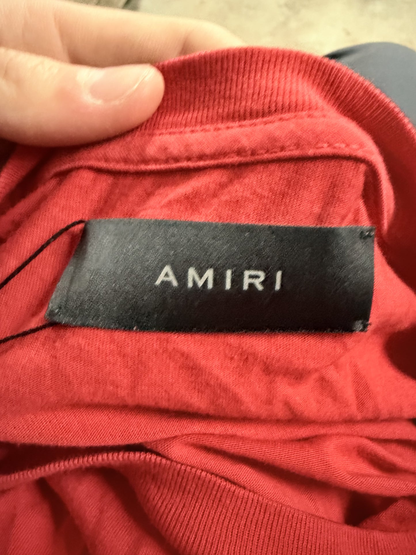 Amiri Core Logo Tee Red Used XS