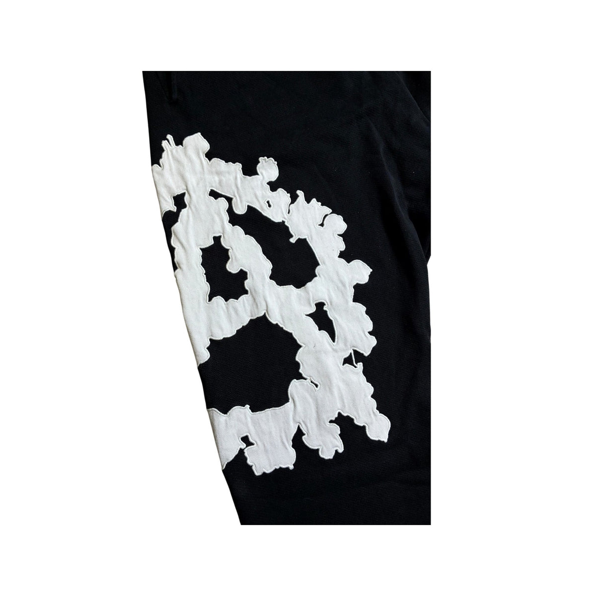 Denim Tears Embroidered Side Wreath Black Sweats