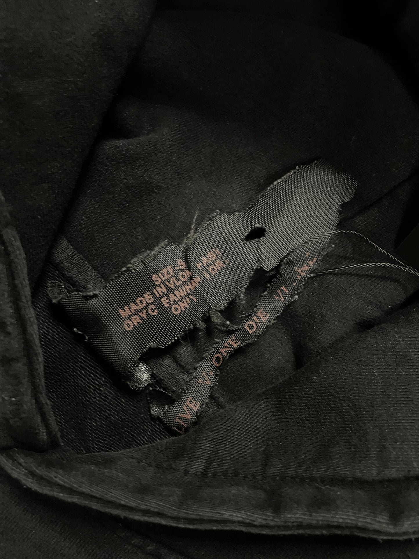 VLONE Palm Angels Hoodie Black Purple Used Small