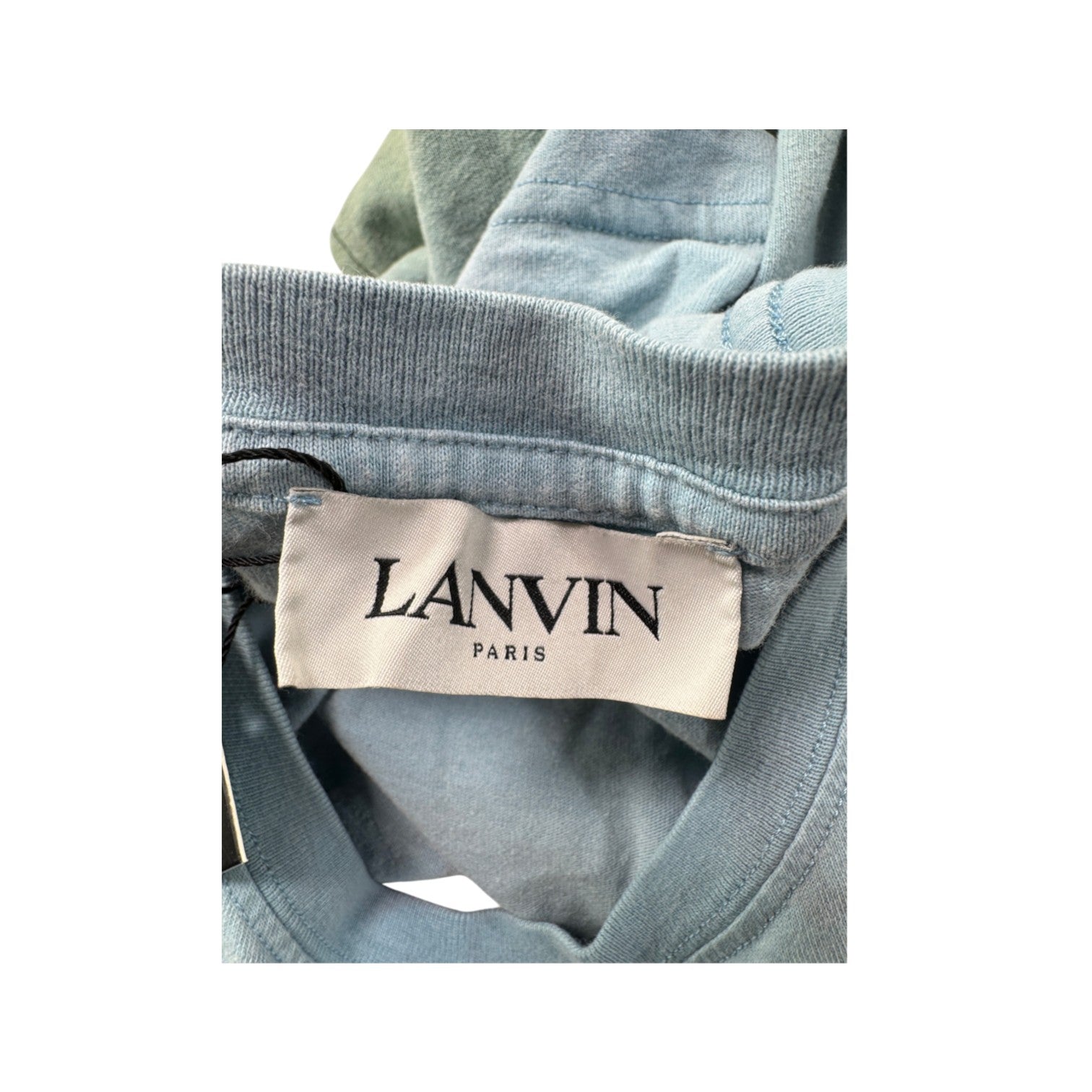 Lanvin Gradient Palm Tree Blue & Green Tee