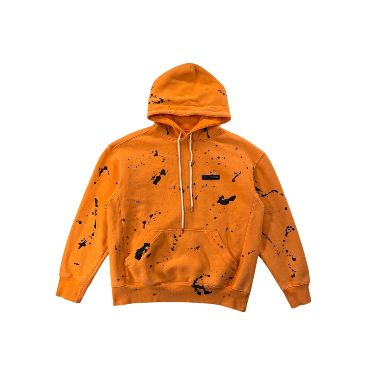 Purple Brand Splatter Orange & Black Hoodie