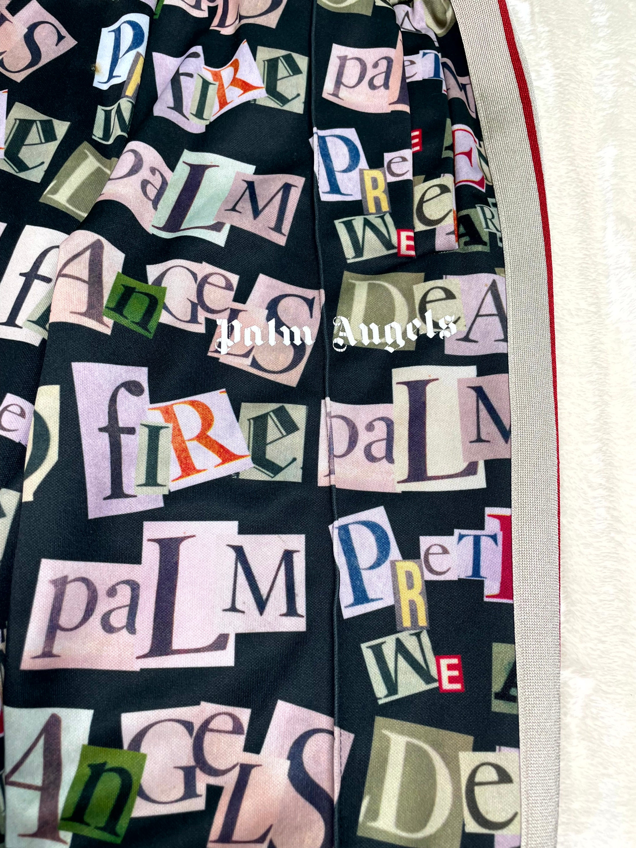 Palm Angels Monogram Track Multicolor Pants