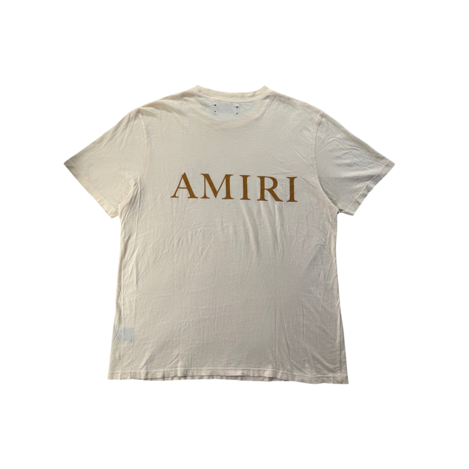 Amiri MA Logo Yellow Tee