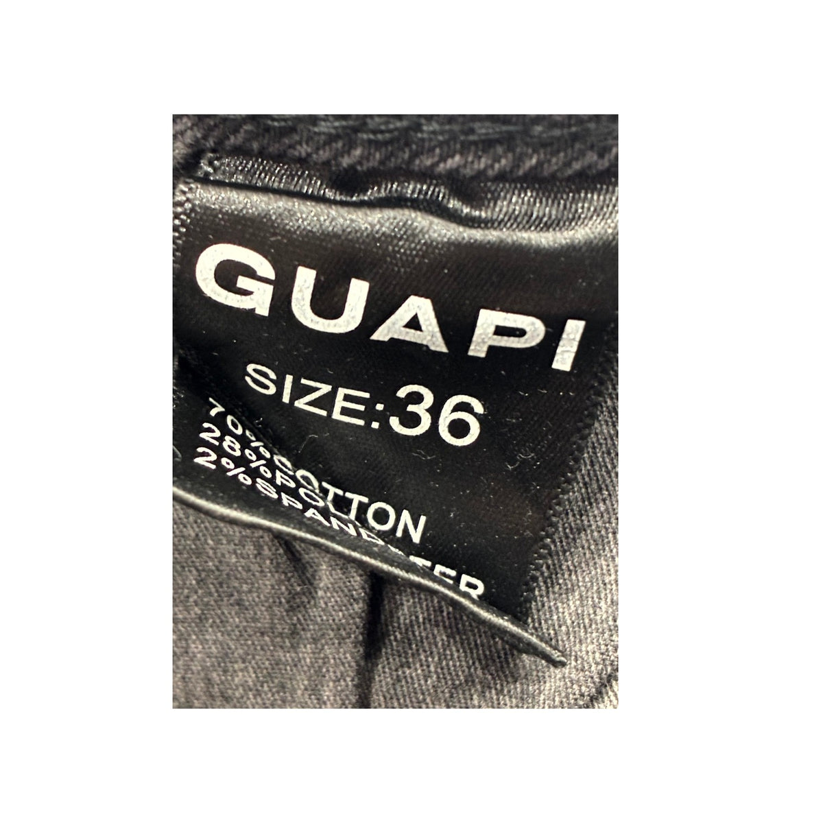 Guapi Wax Double Knee Grey Jeans