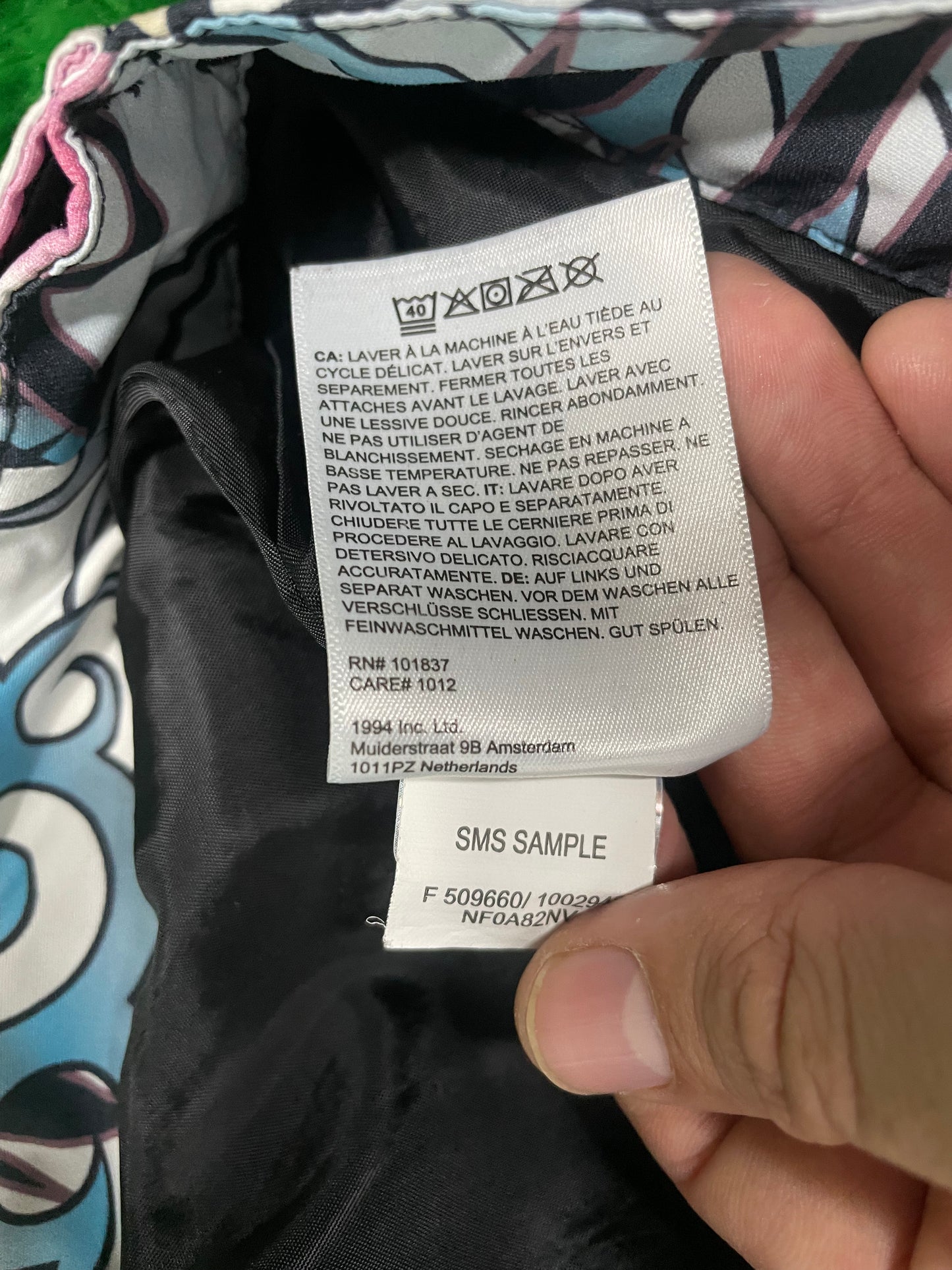 Supreme x TNF Pants Black Multi Large Used