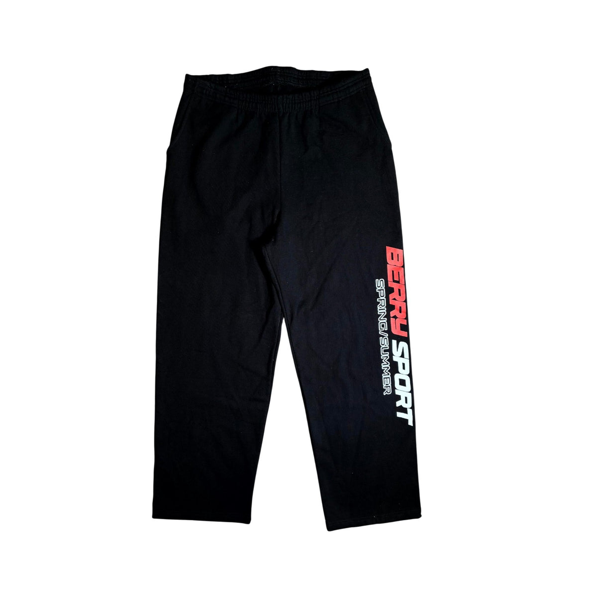 Denim Tears Leather Cotton Wreath Black Pants