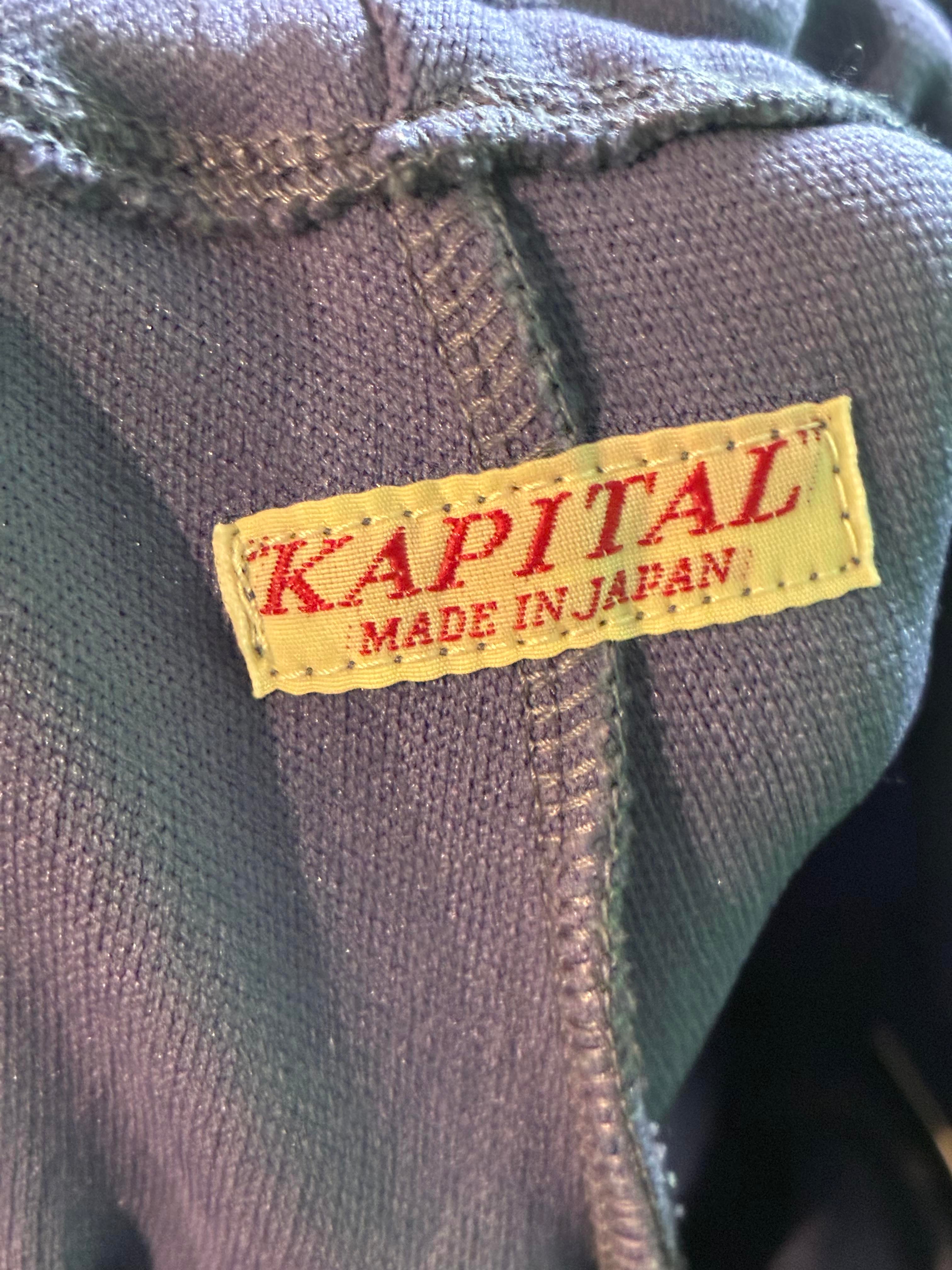 Kapital Track Purple Stripe Sweatpants