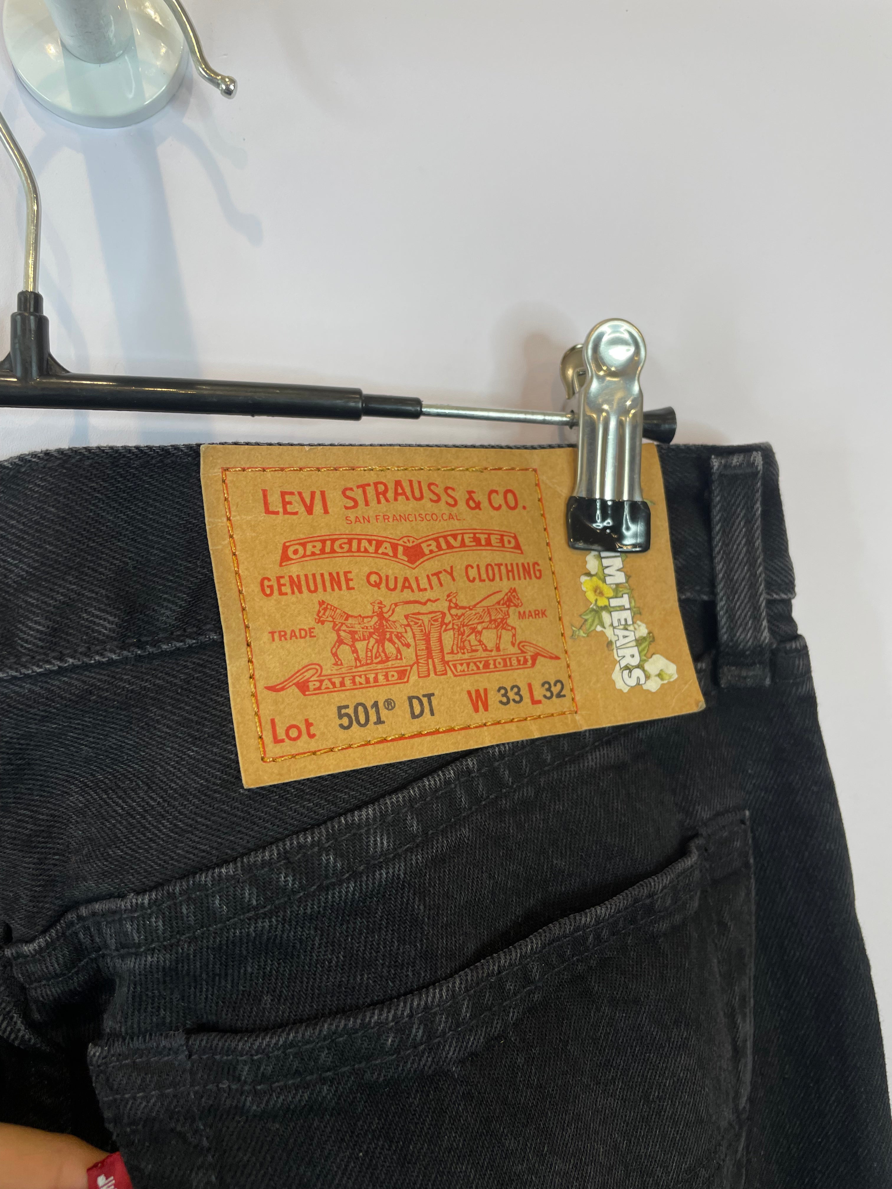 Denim Tears Offset Jeans Black Used 33