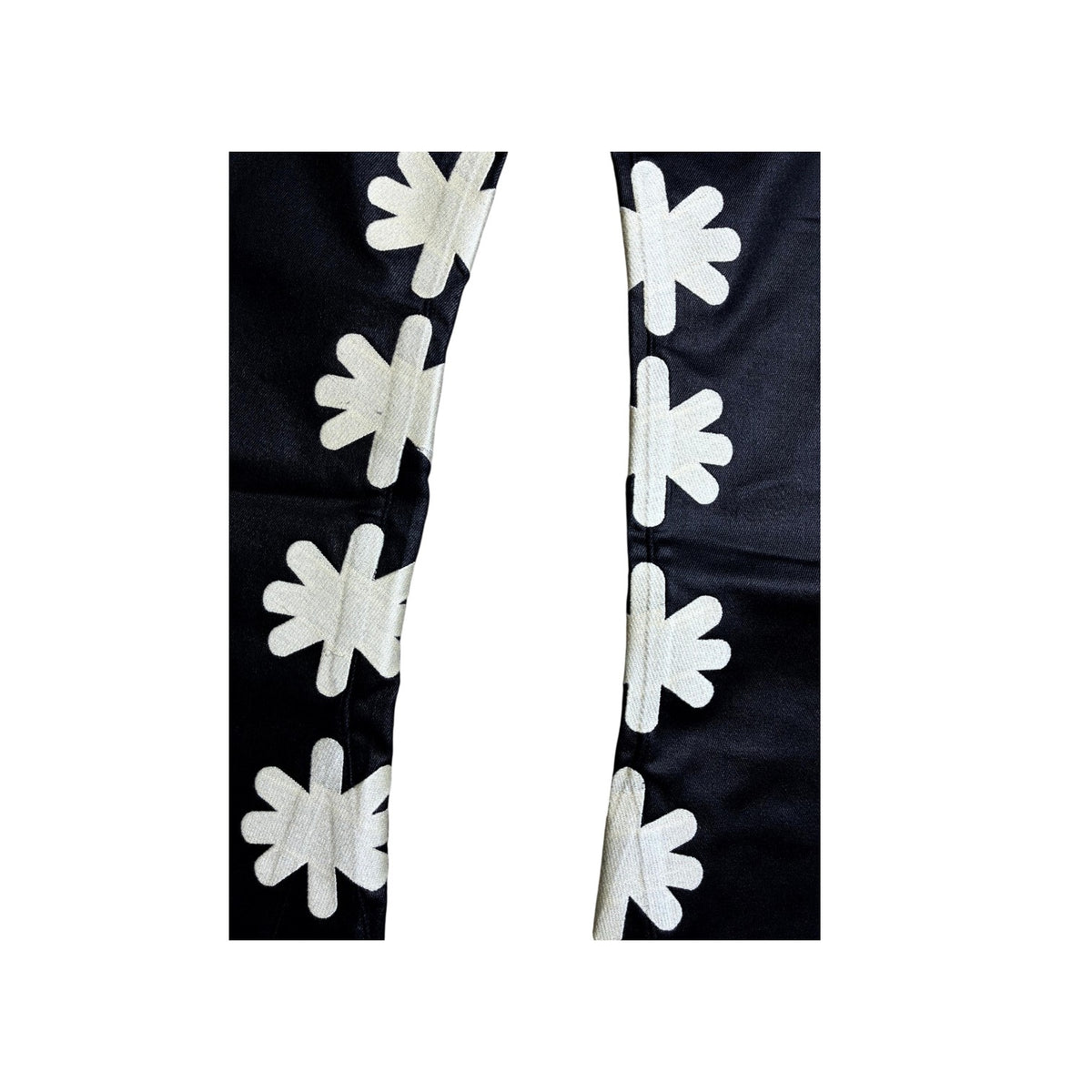 LOST SHDWS Wax Black & Bone Jeans