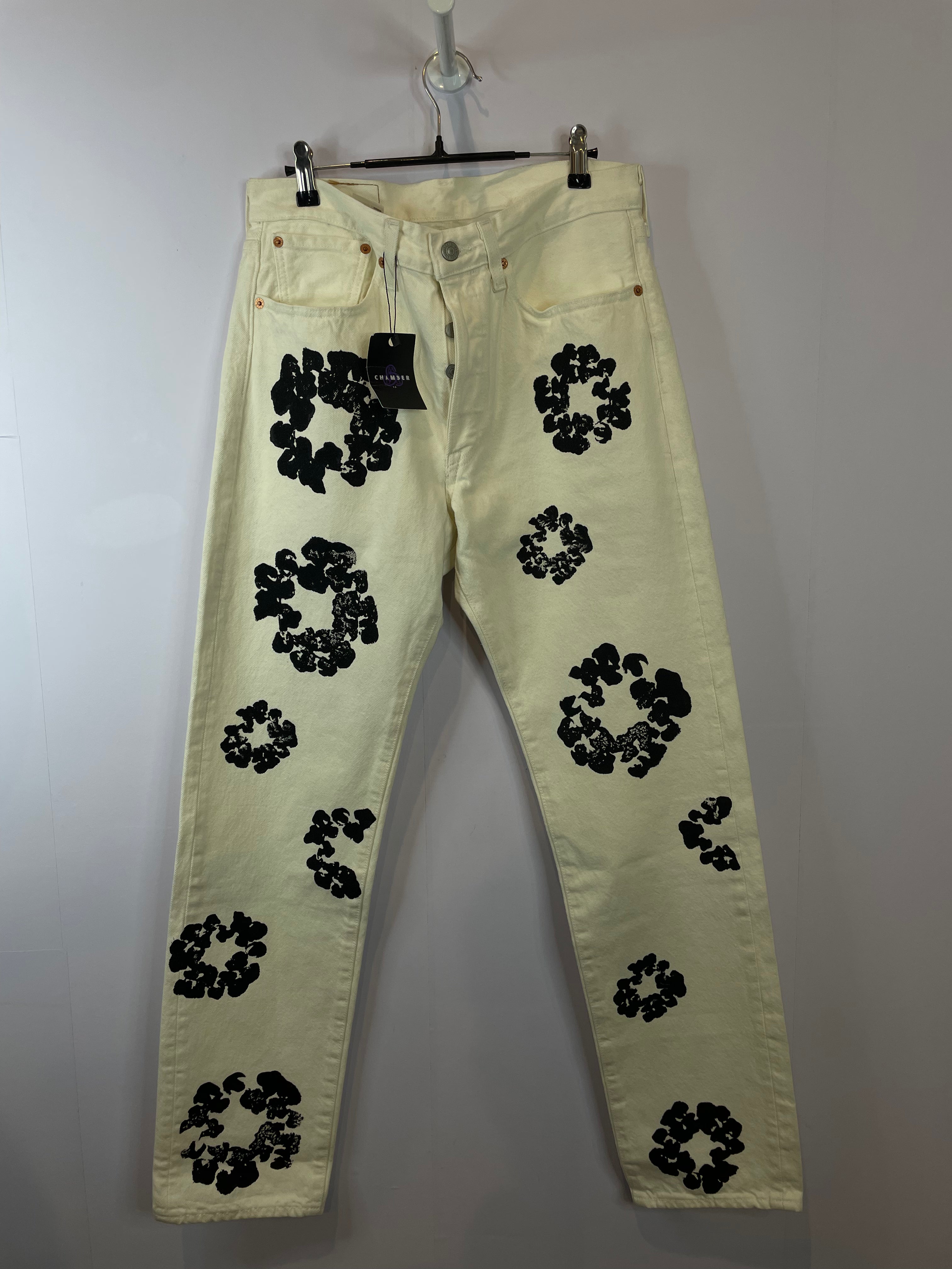 Denim Tears Cotton Wreath Jean White 31