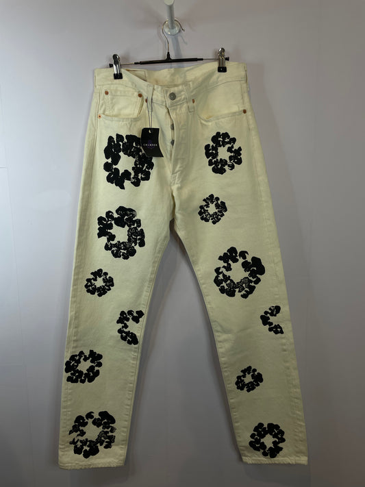 Denim Tears Cotton Wreath Jean White 31