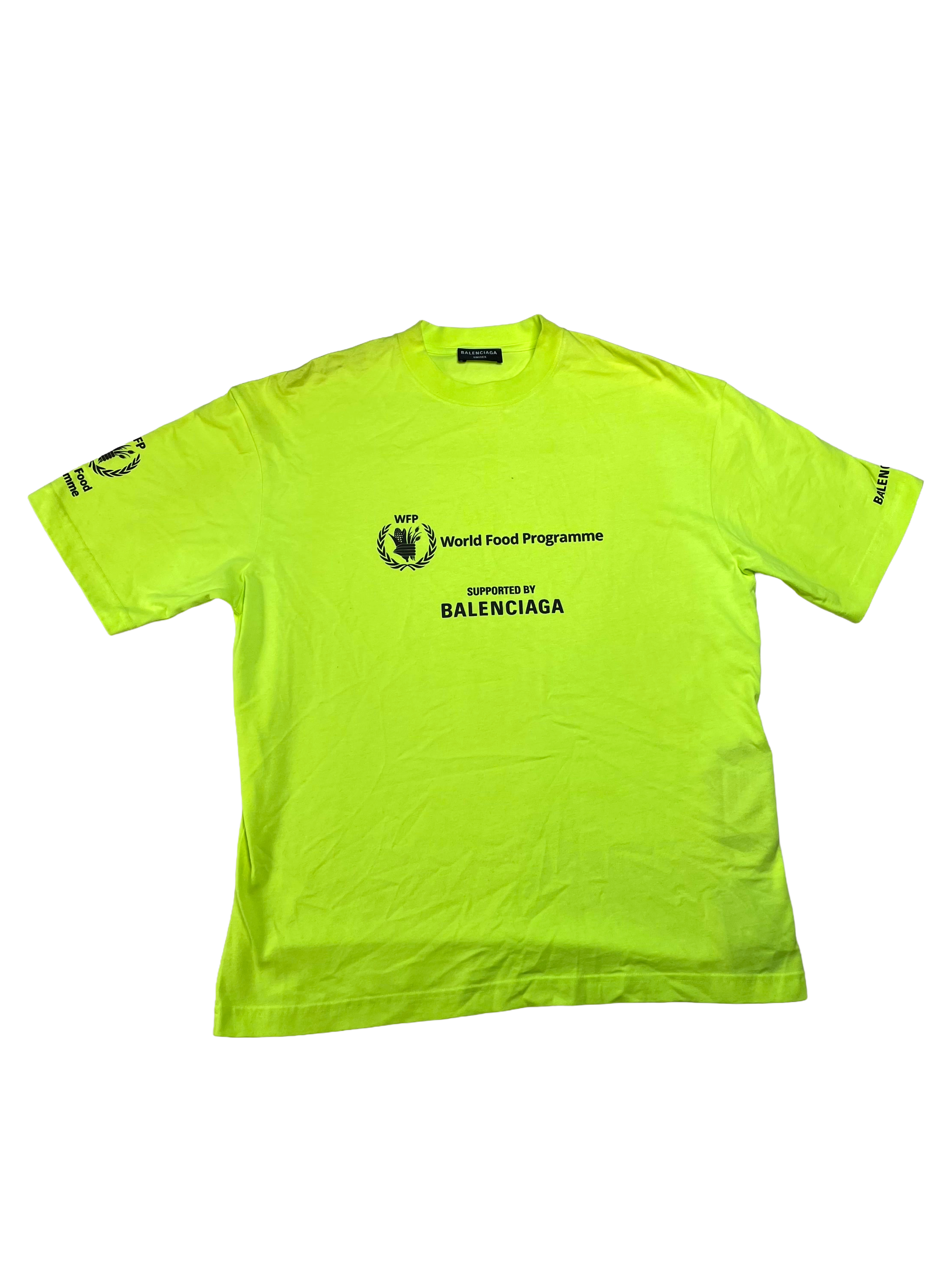 Balenciaga 'World Food Programme' Mint Tee