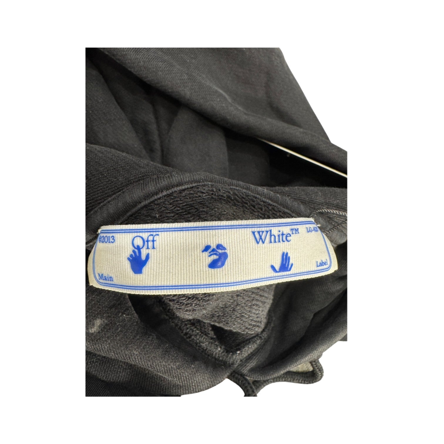 Off White Bolt Arrows Black & Green Hoodie