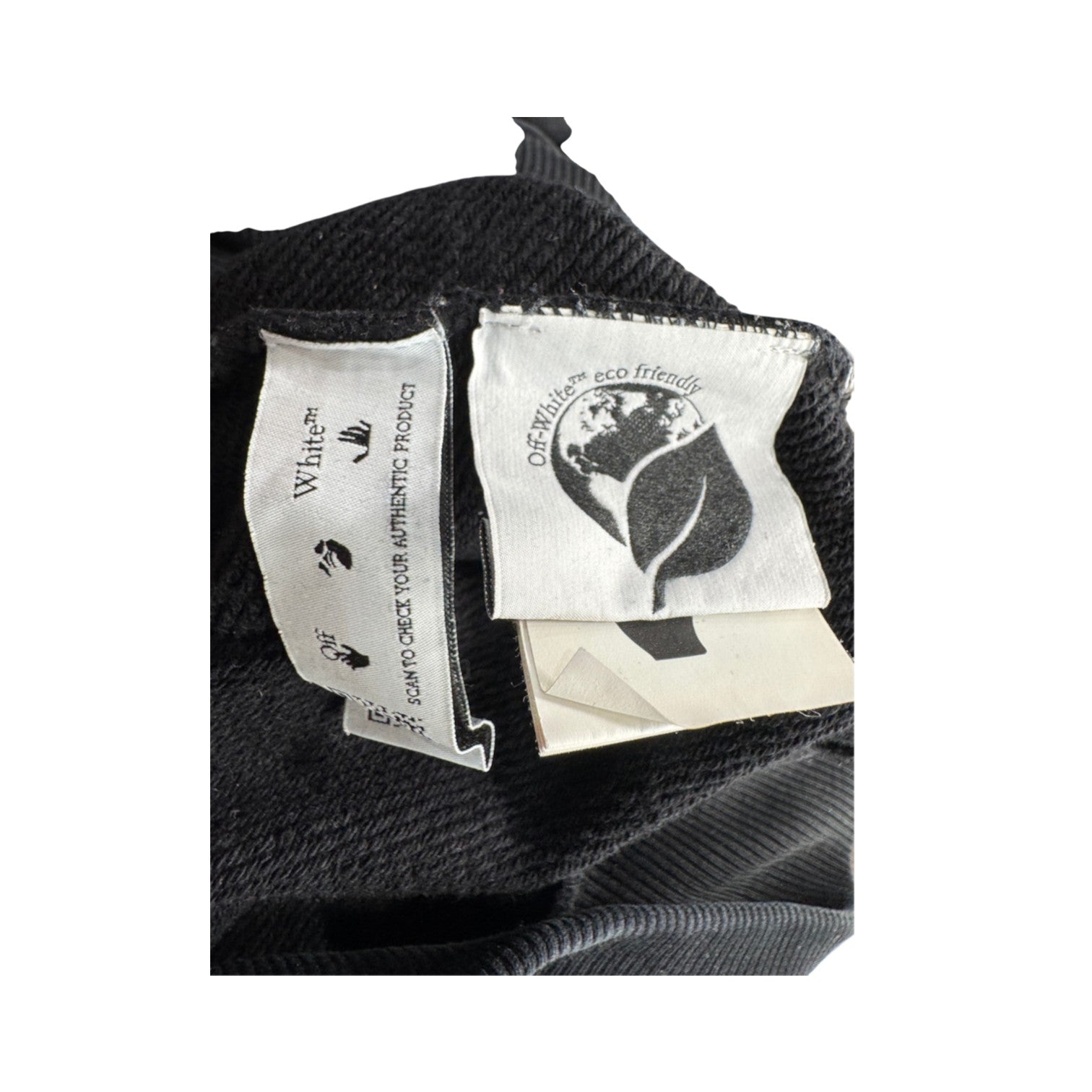 Off White Bolt Arrows Black & Green Hoodie