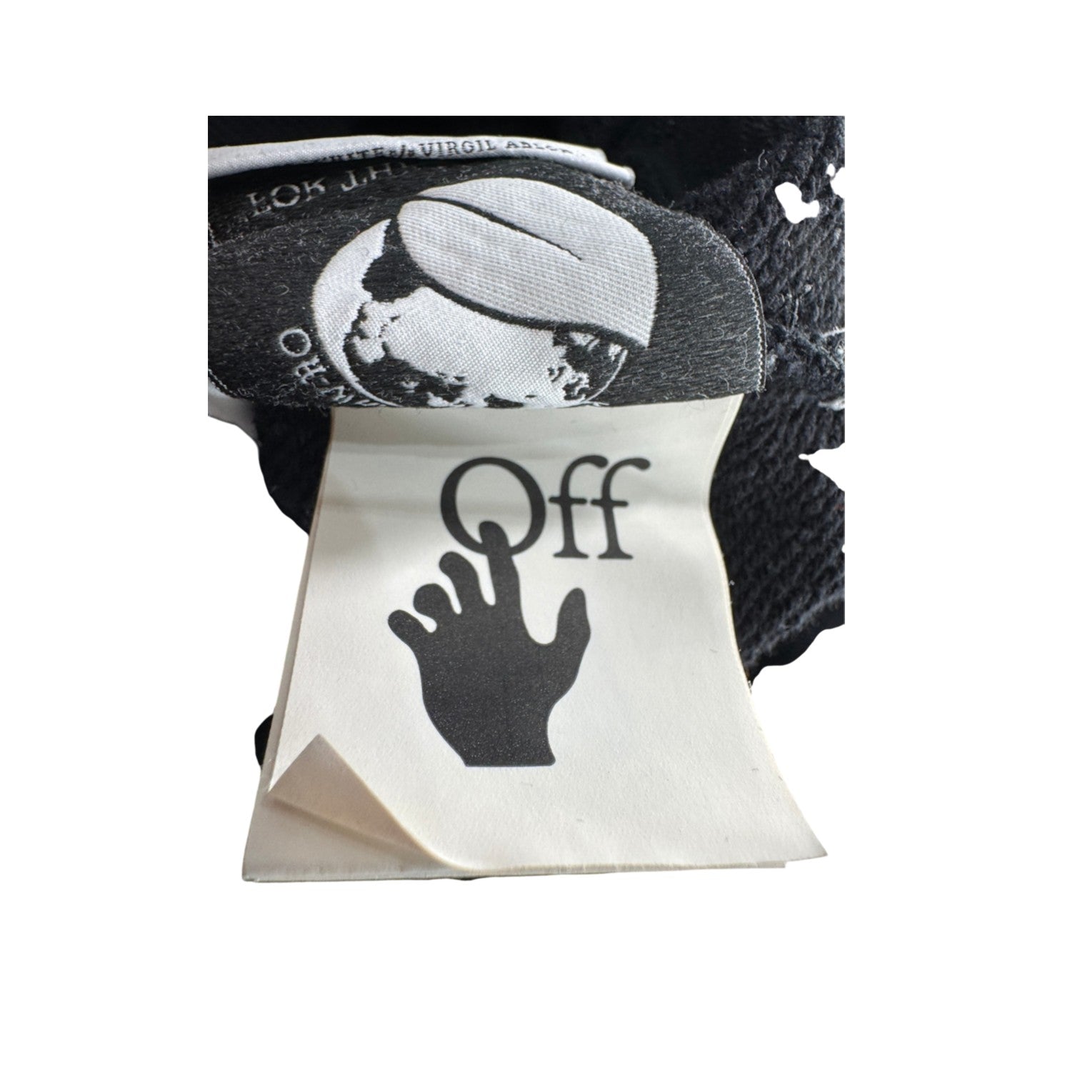 Off White Bolt Arrows Black & Green Hoodie