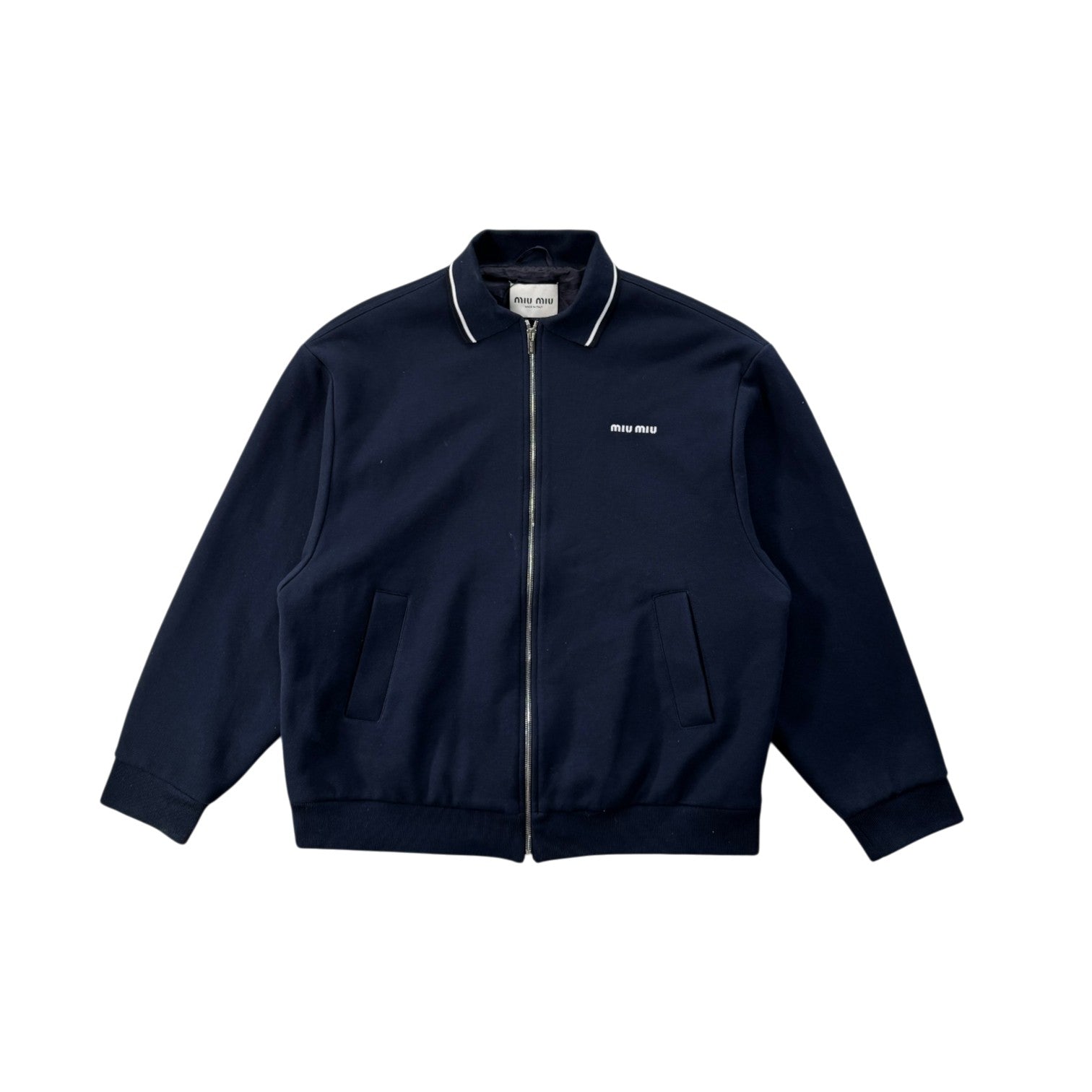 Miu Miu Navy & White Track Jacket