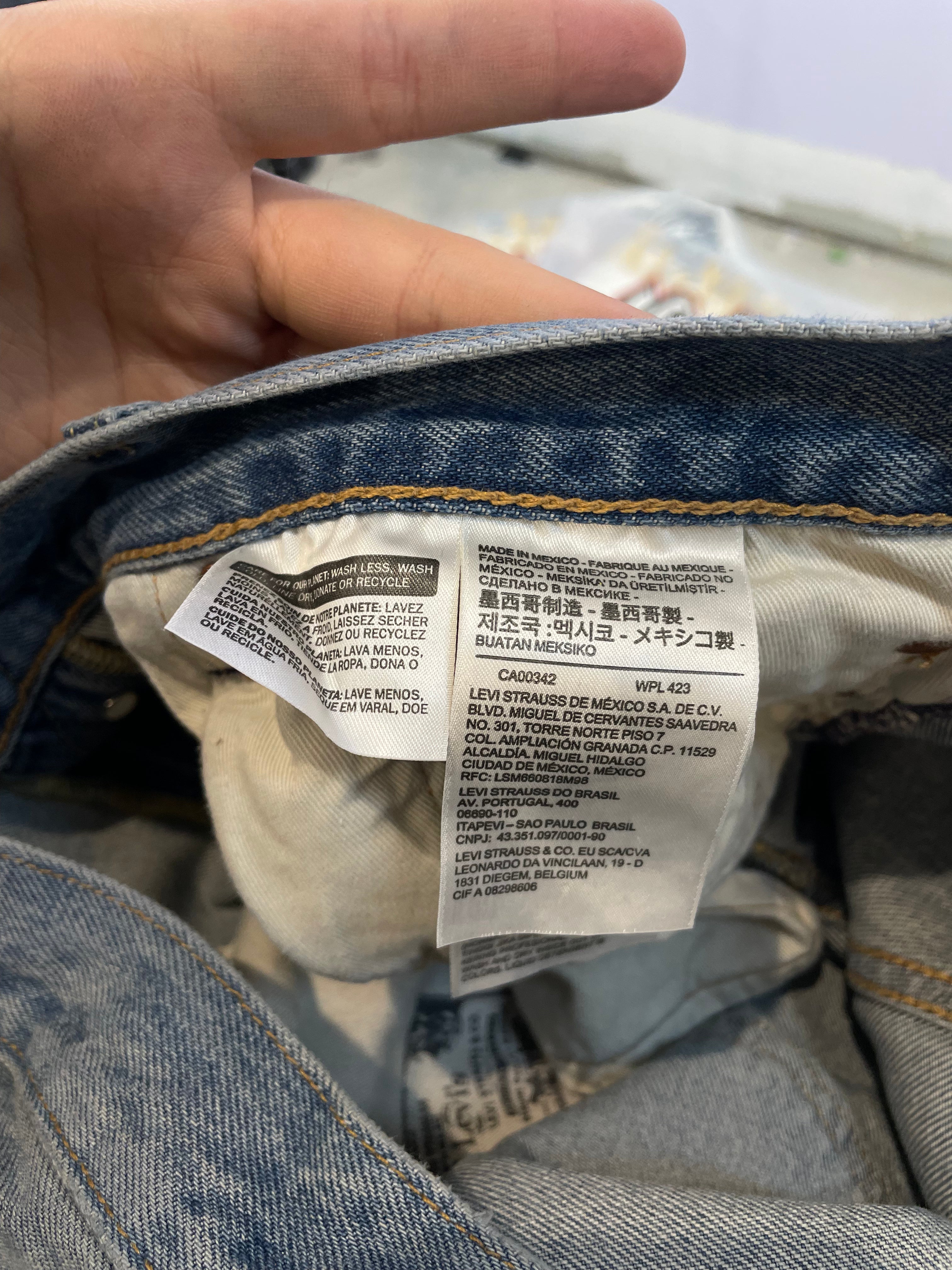 Denim Tears Jeans Light Wash BSTROY Used 36
