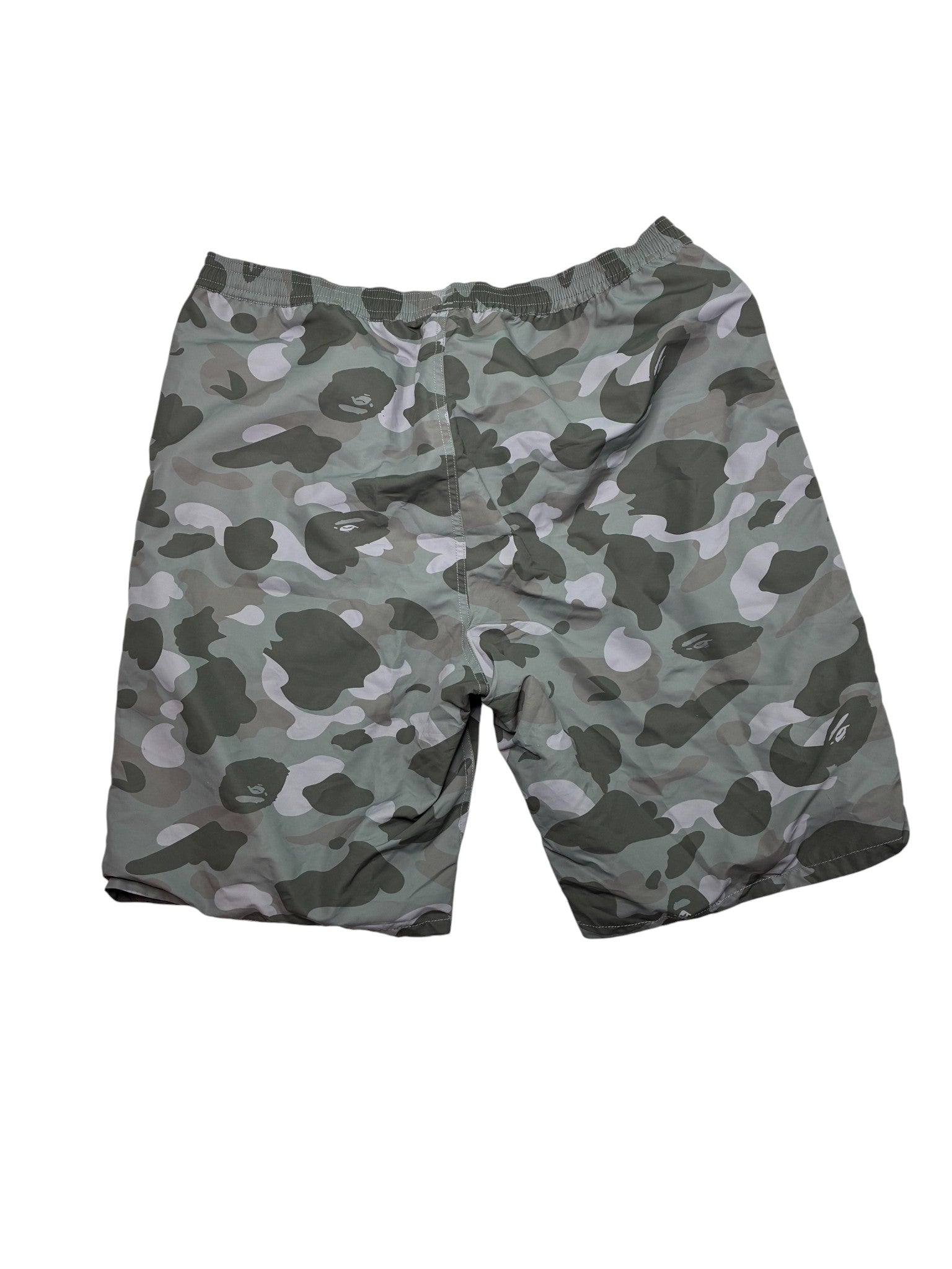 BAPE Grey Camo Swim Trunks