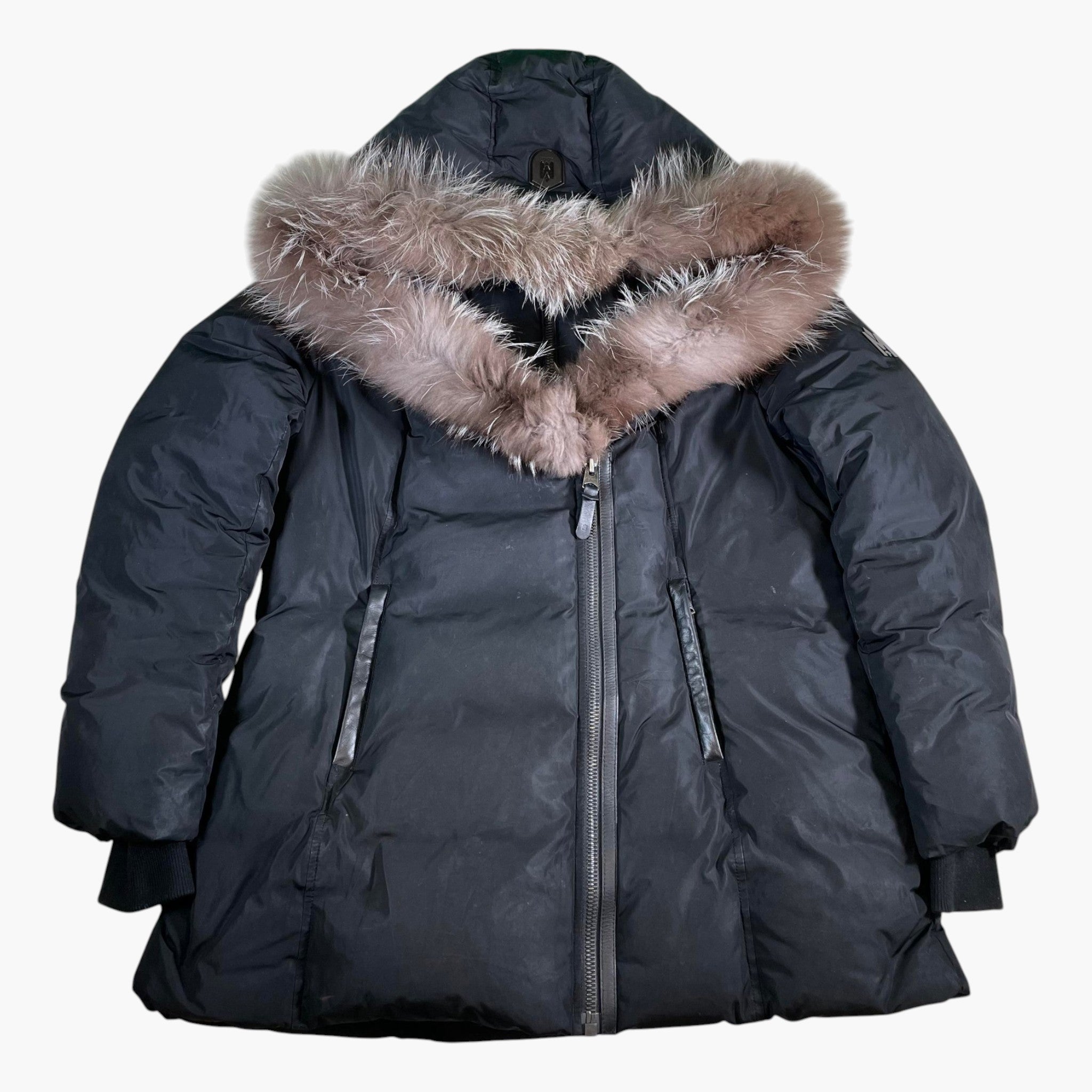 Mackage Adali Black Fur Down Jacket