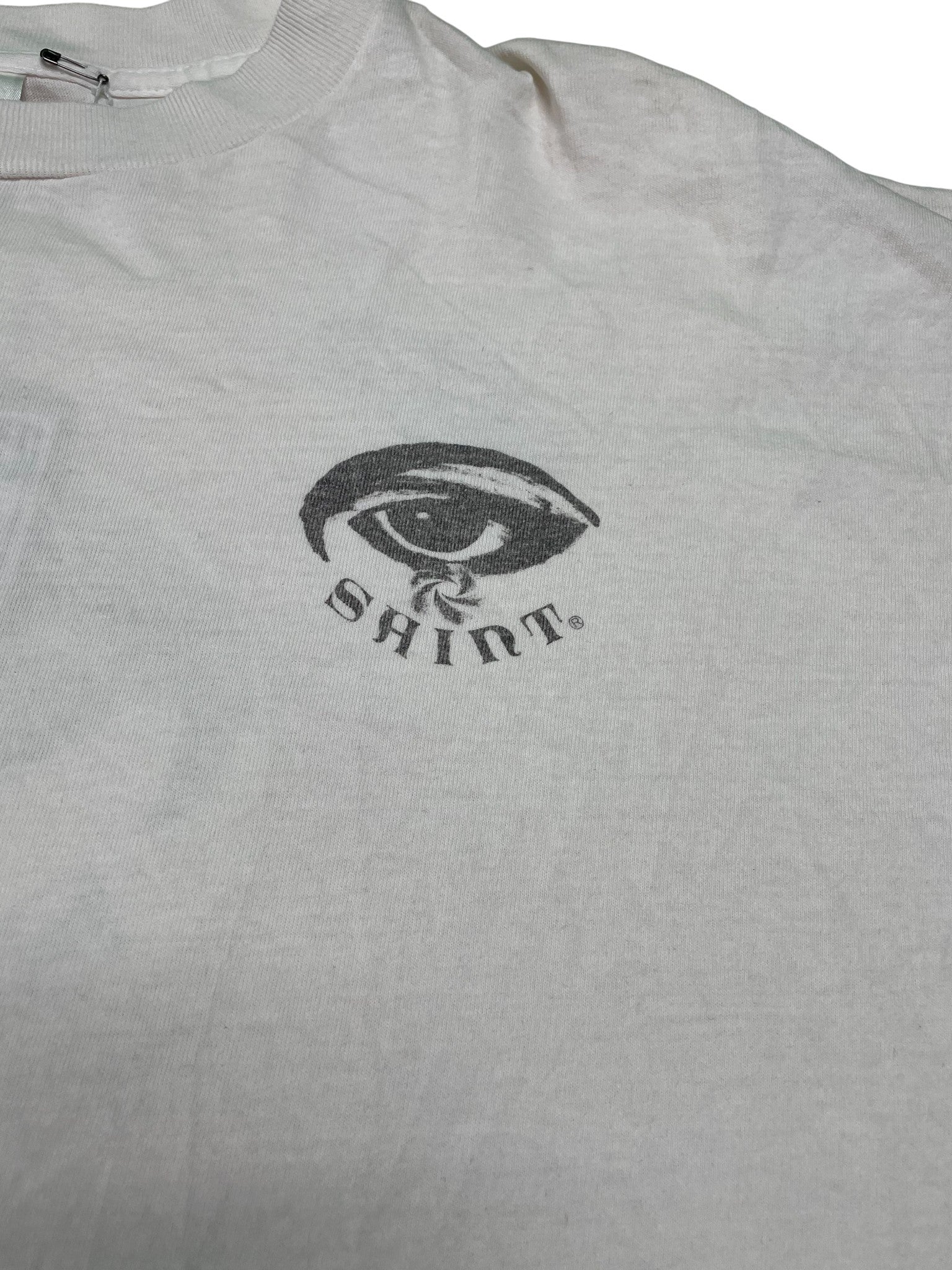 Saint Michael White Global Frequency Tee