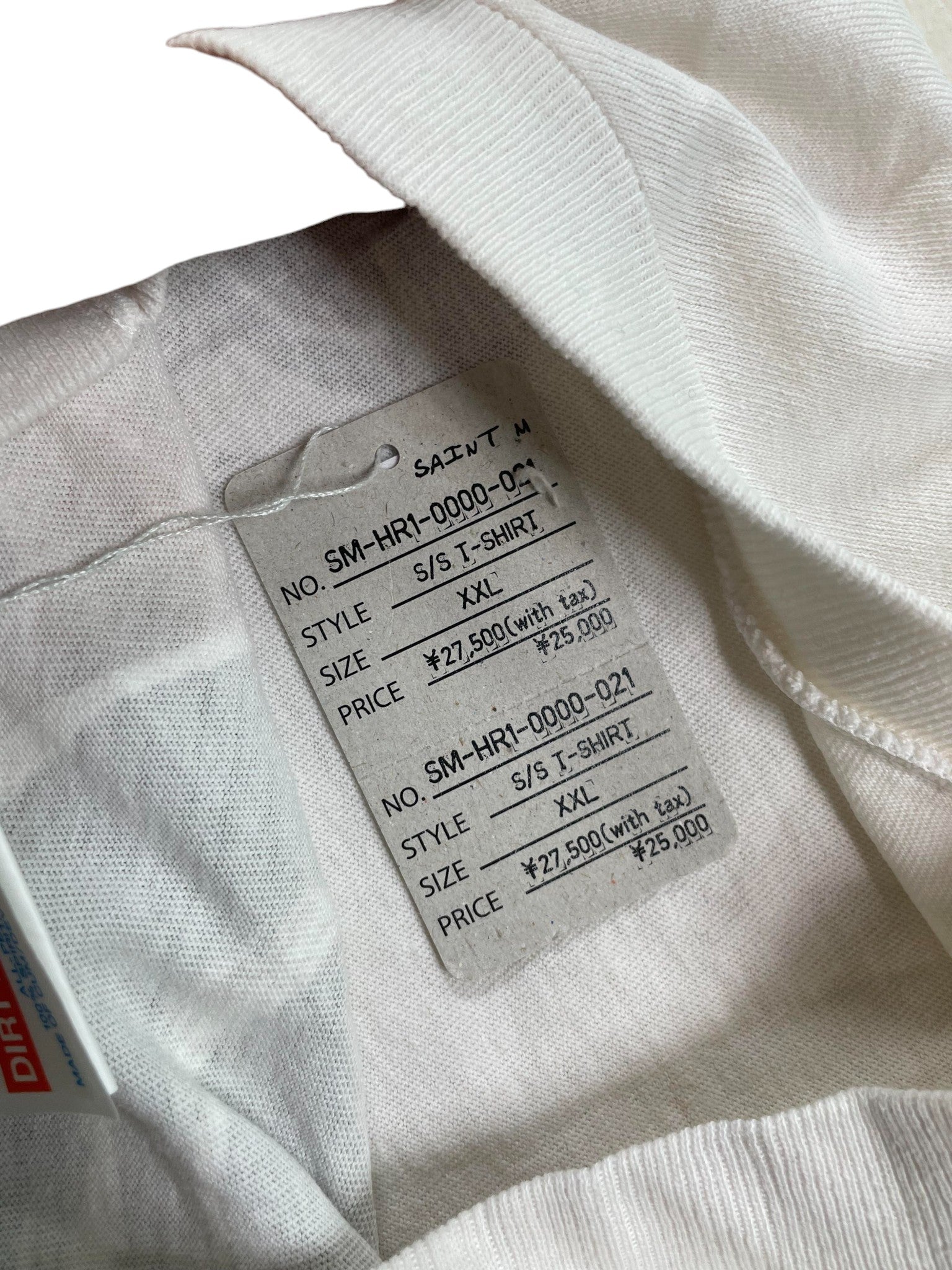 Saint Michael White Global Frequency Tee