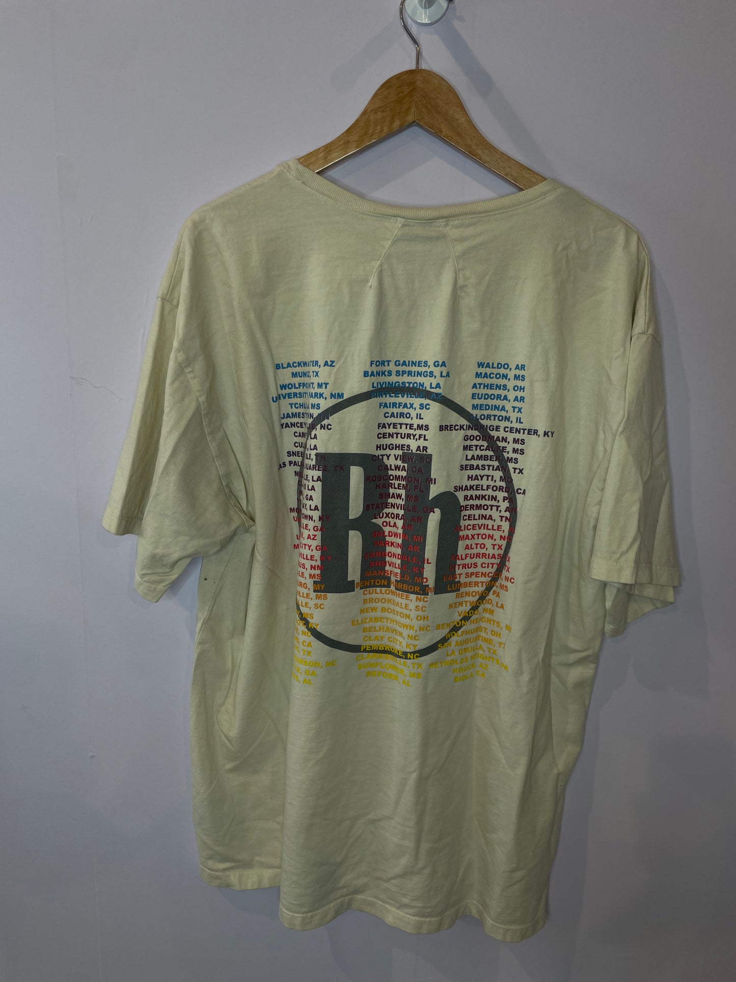 Rhude Race Car Tee Cream Used XL