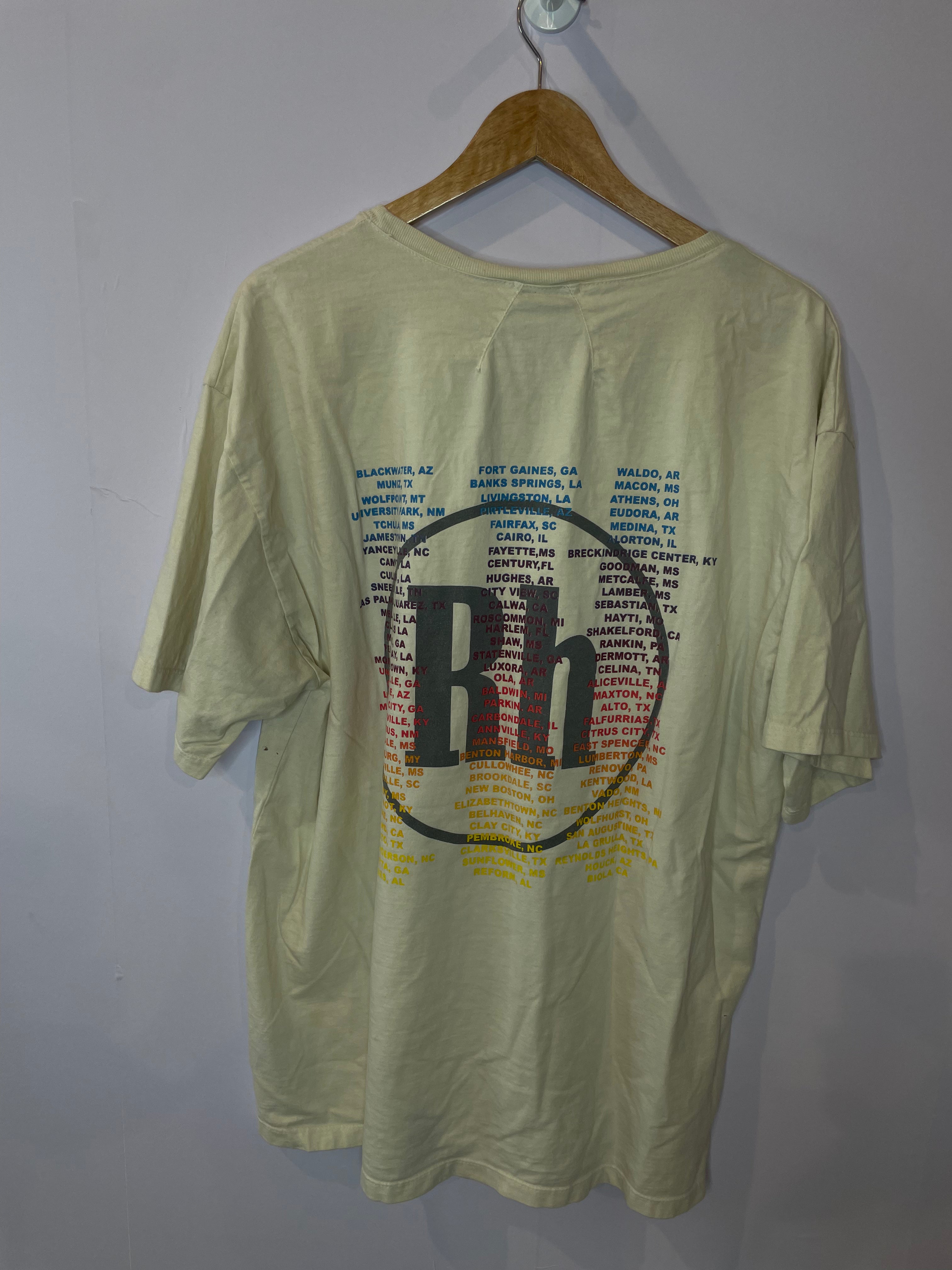 Rhude Race Car Tee Cream Used XL