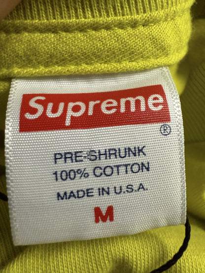 Supreme Tee Lime Blue Used Medium