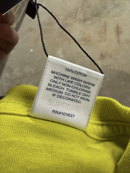 Supreme Tee Lime Blue Used Medium