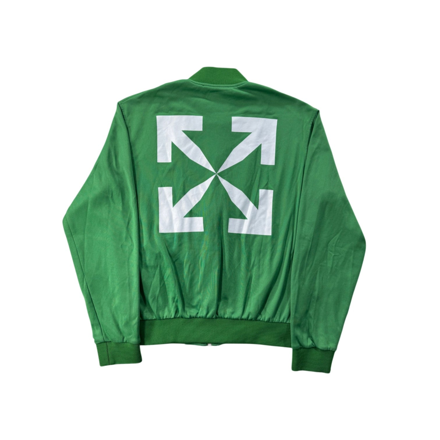 Off-White Green & White Track Jacket