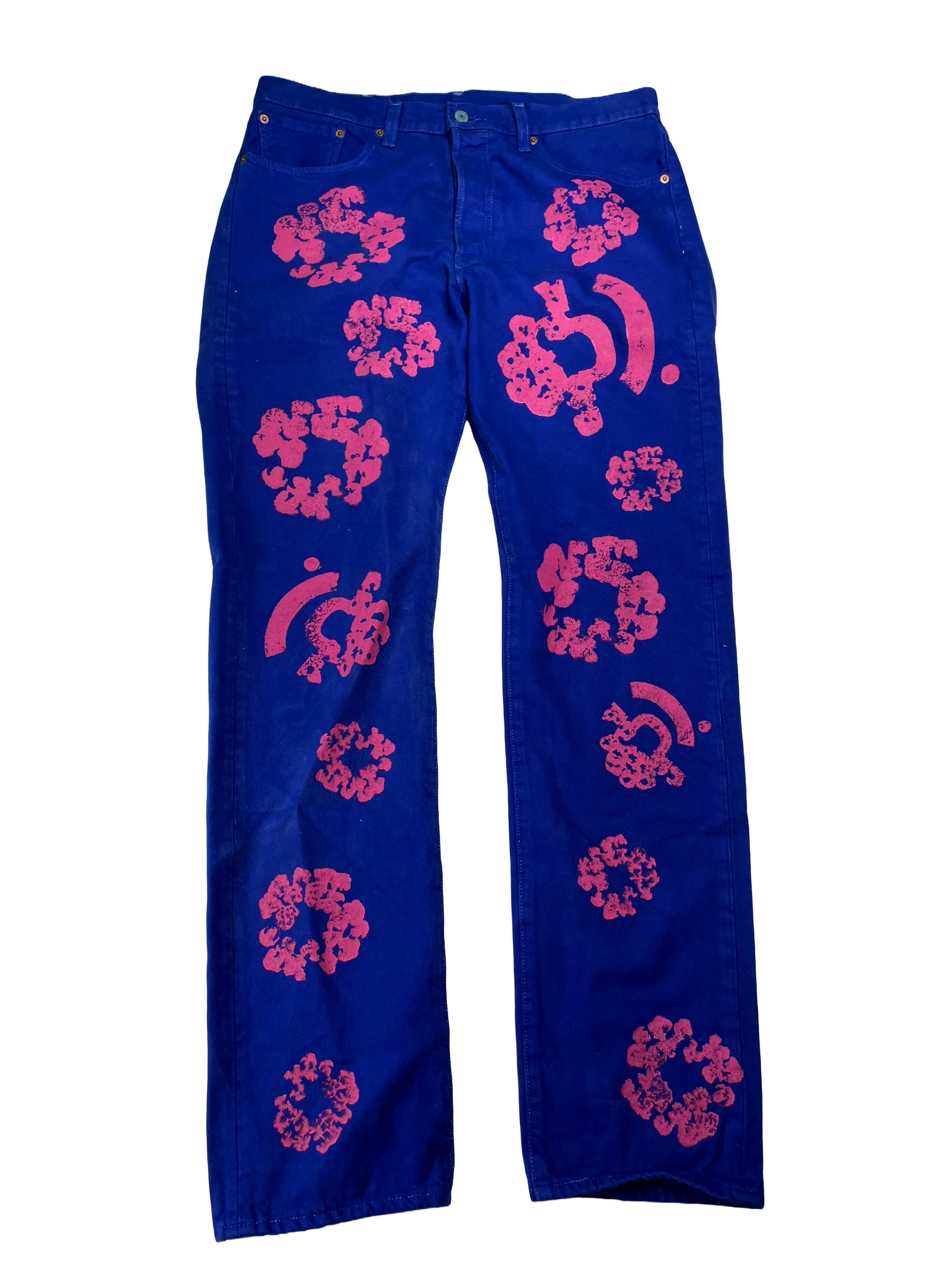 Denim Tears Bstroy Blue Jeans