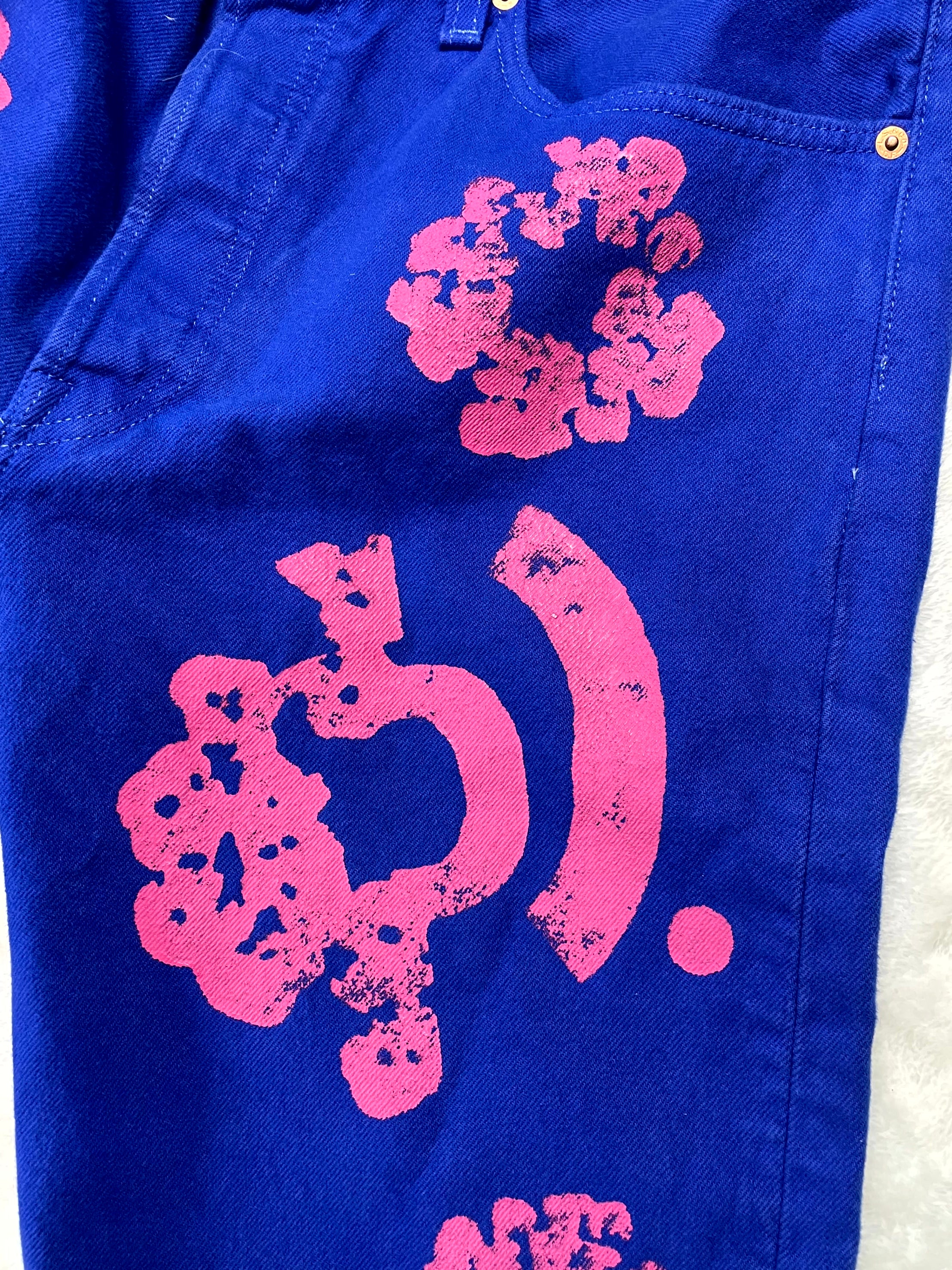 Denim Tears Bstroy Blue Jeans