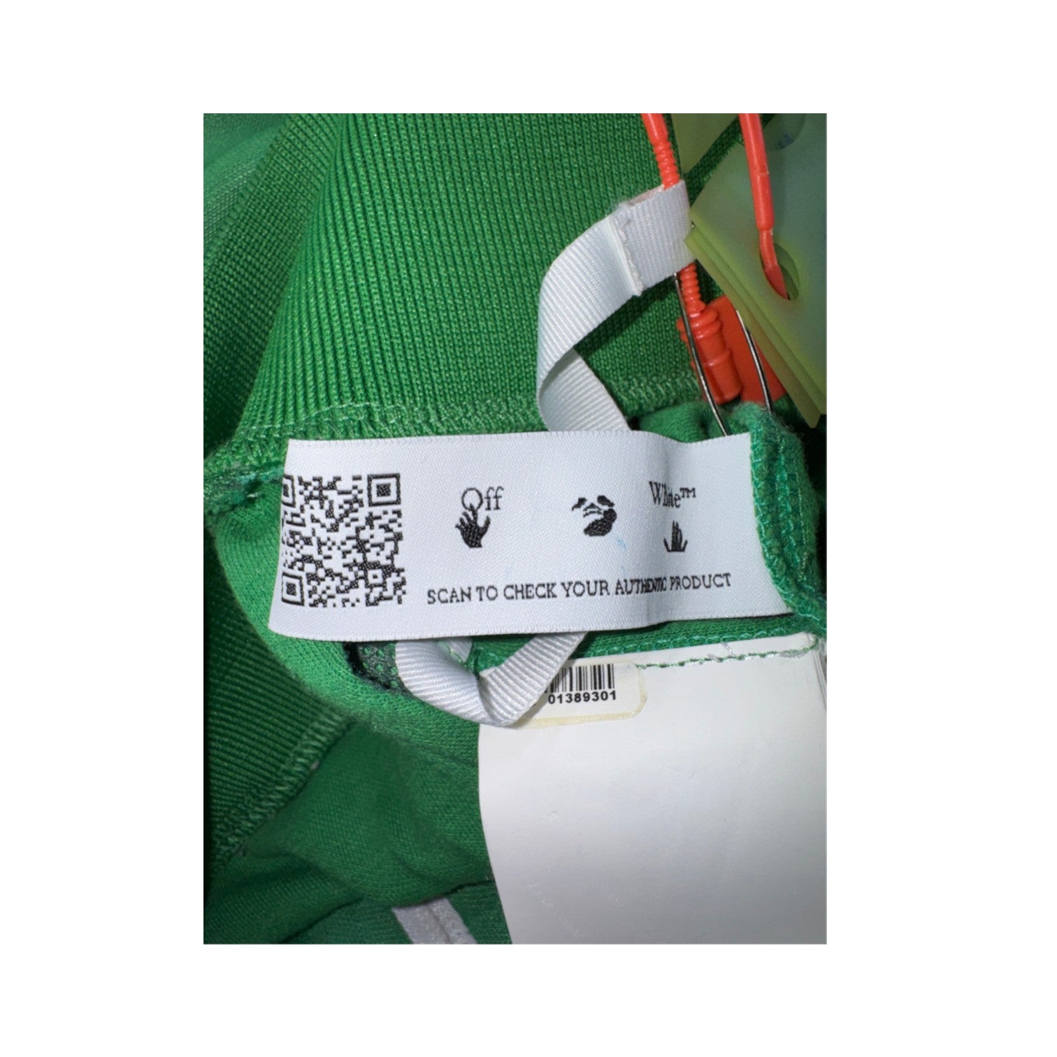 Off-White Green & White Track Jacket