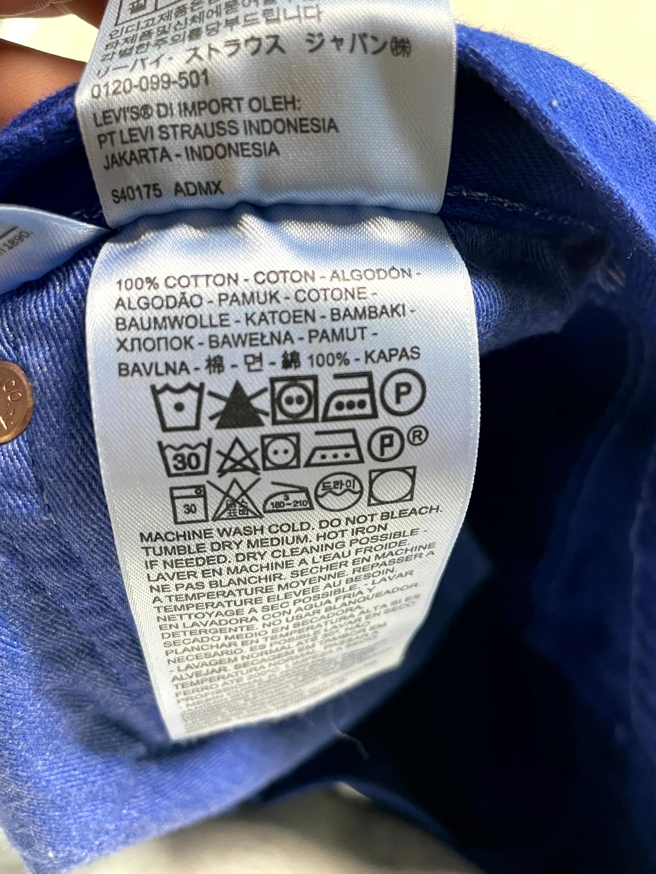Denim Tears Bstroy Blue Jeans
