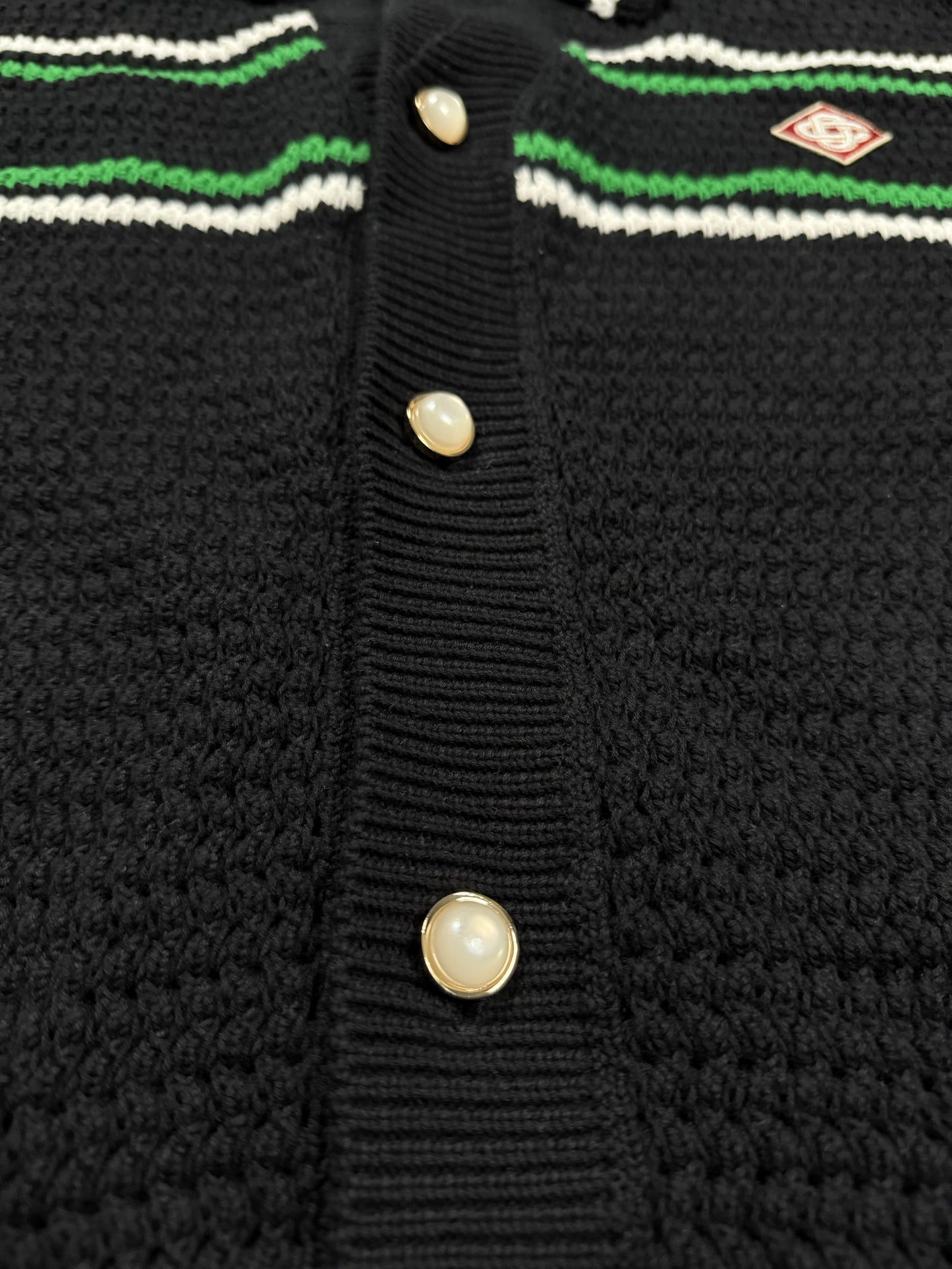 Casablanca Crochet Tennis Shacket Black New XXL With Tags