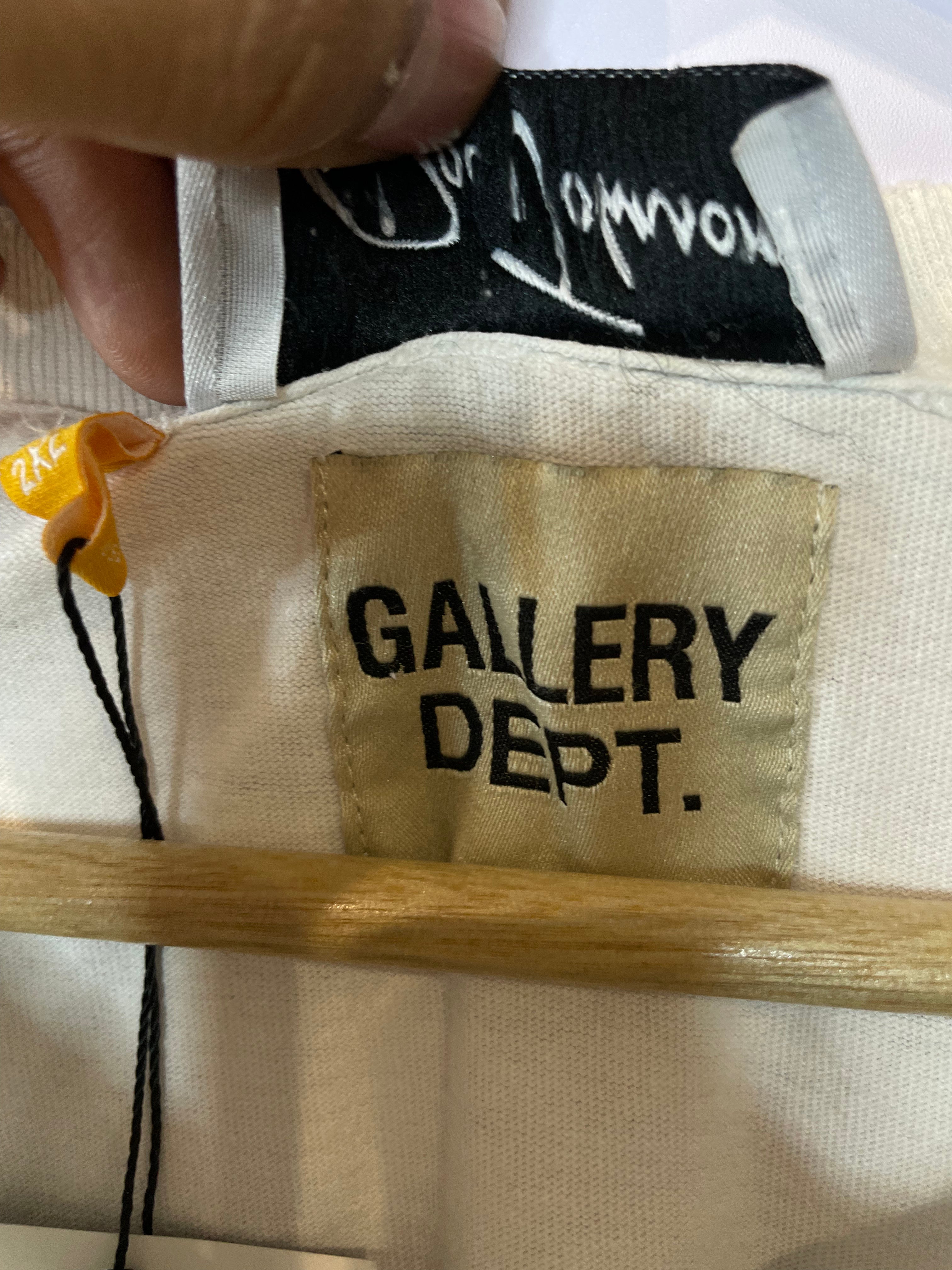 Gallery Dept Tee White Doc Johnson Pink Used XXL