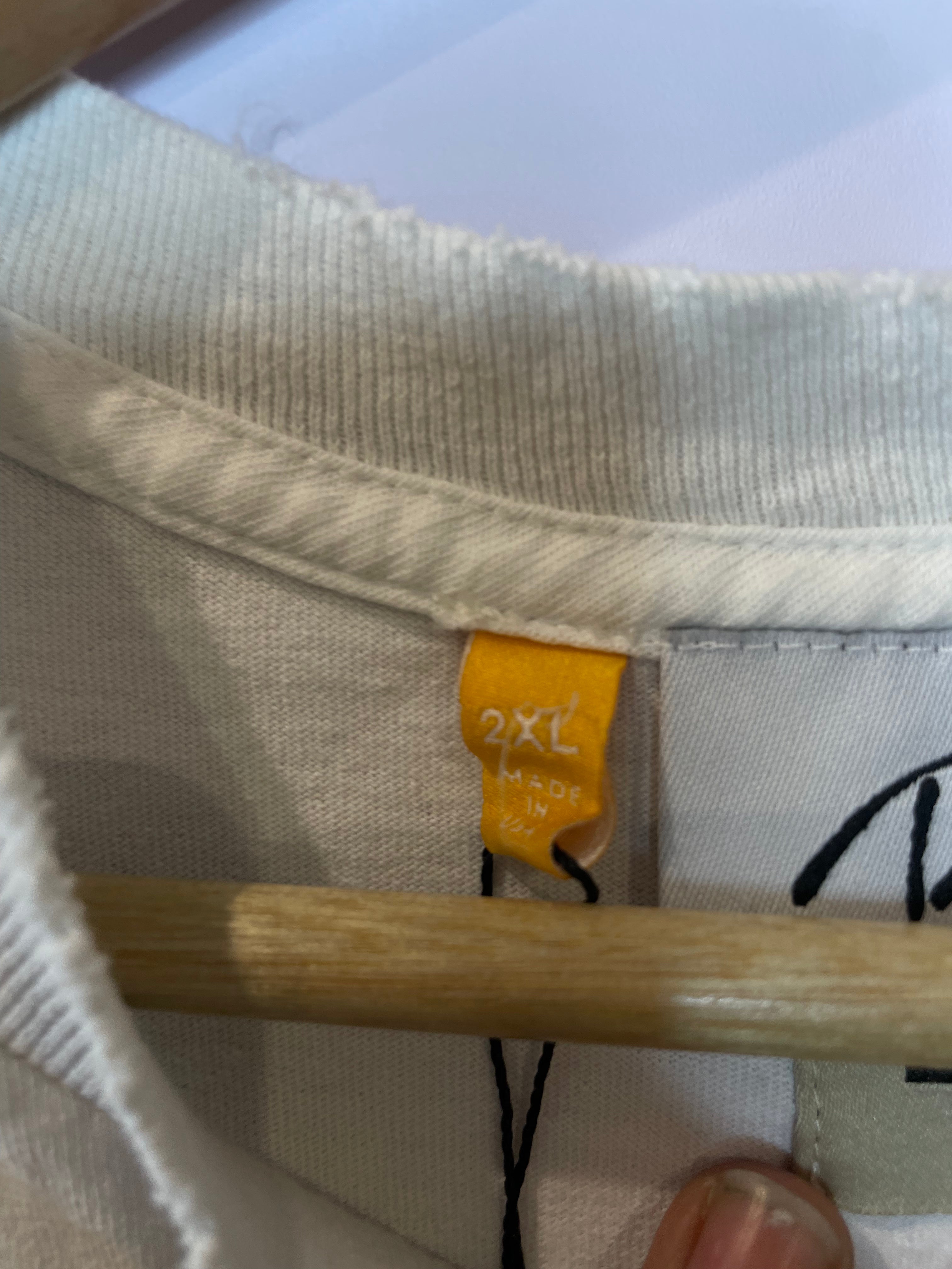 Gallery Dept Tee White Doc Johnson Pink Used XXL