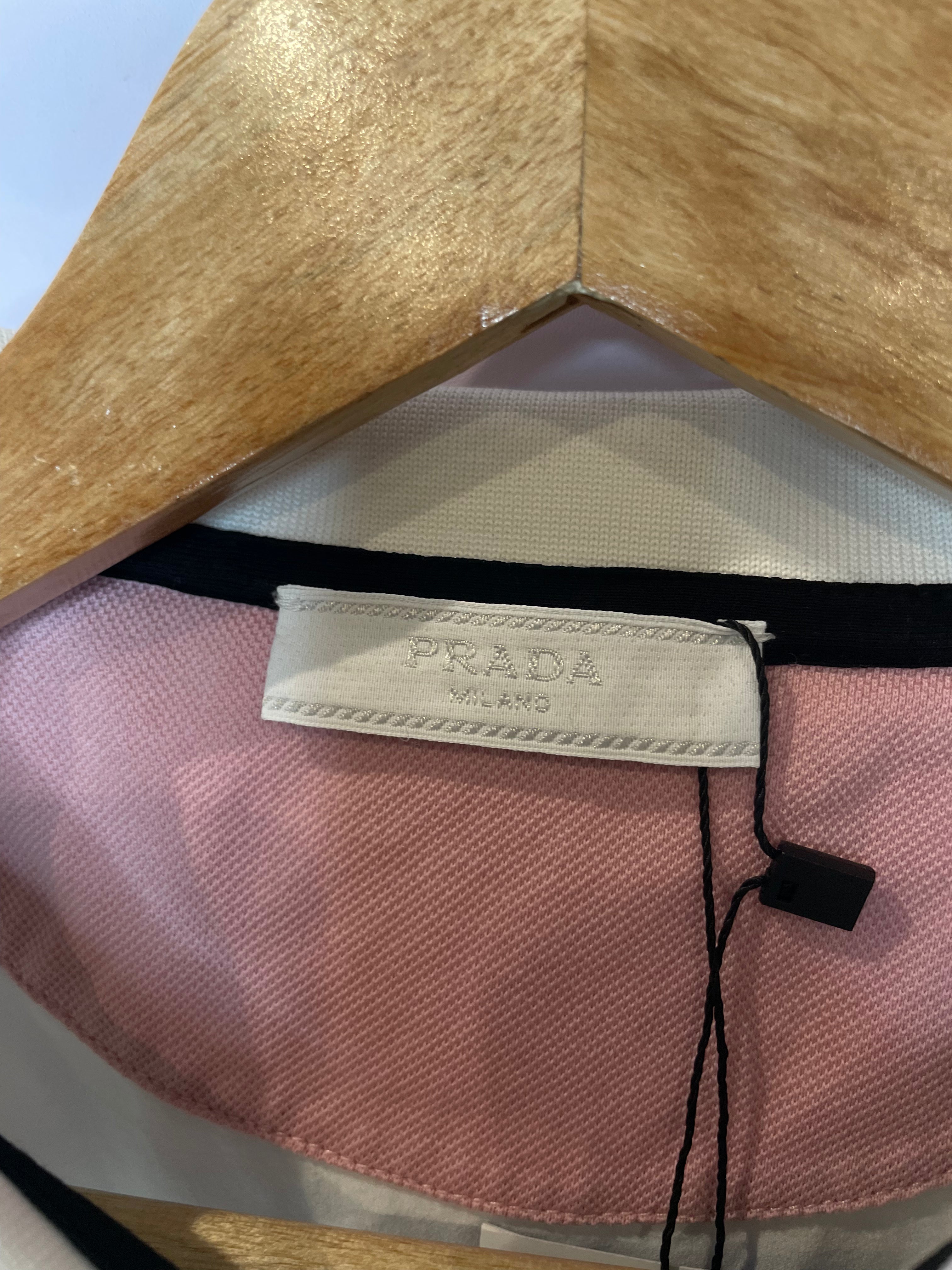 Prada Polo White Red Used XXL