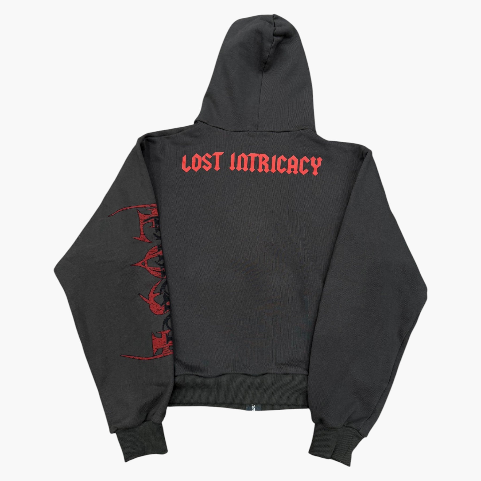 Lost Intricacy Grey Liberty Zip Up