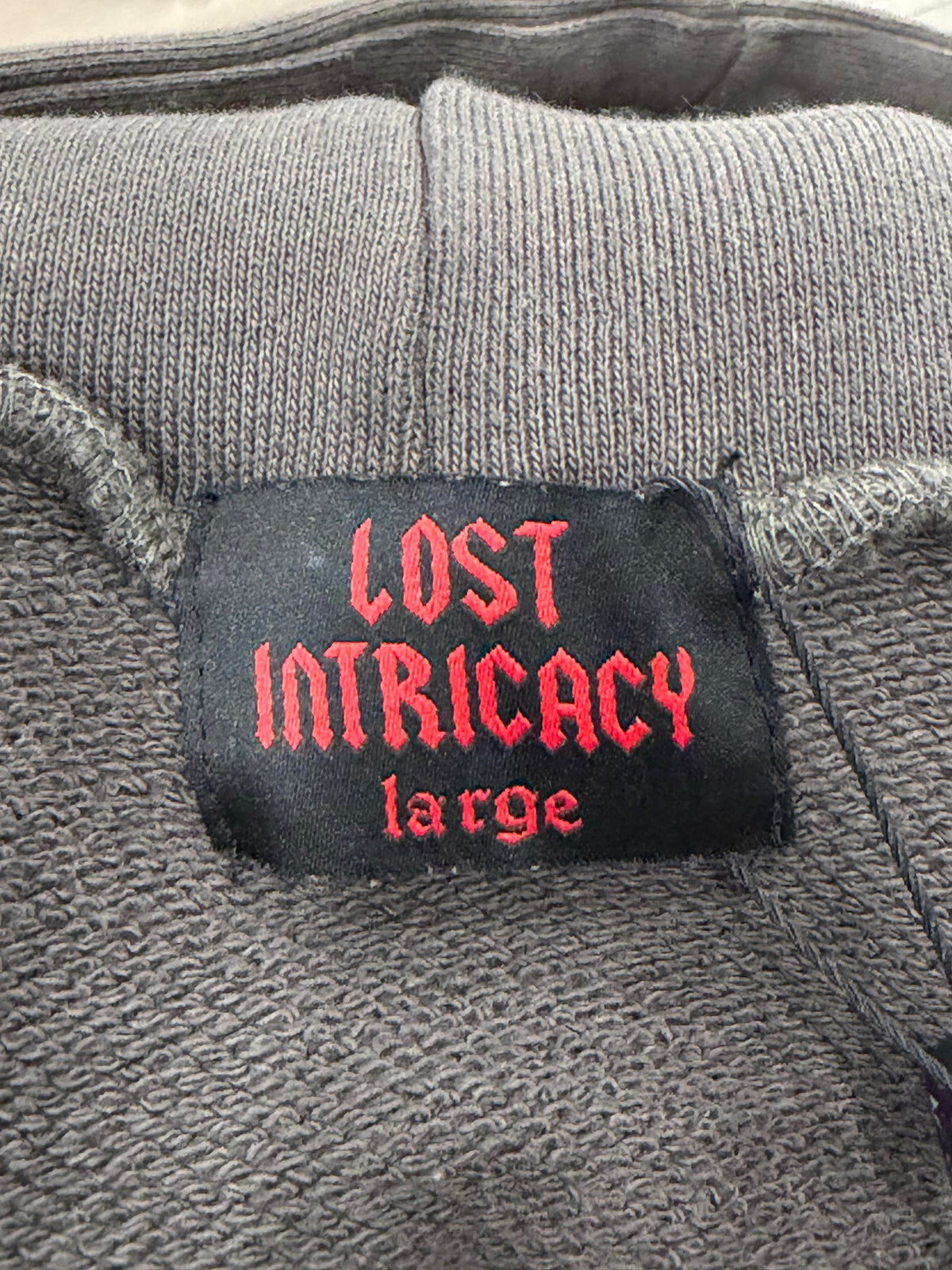 Lost Intricacy Grey Liberty Zip Up