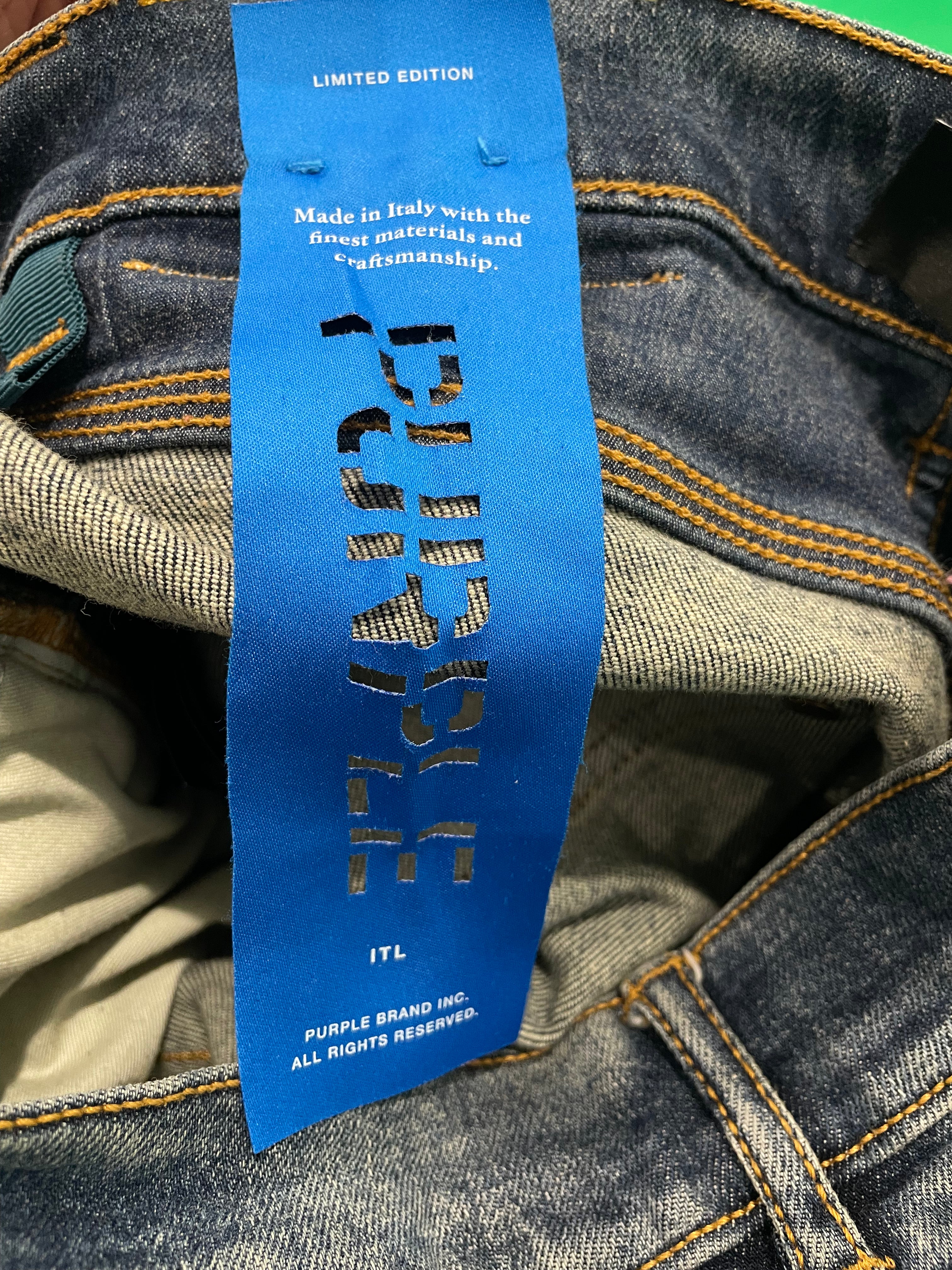 Purple Brand Light Wash Blue Jeans