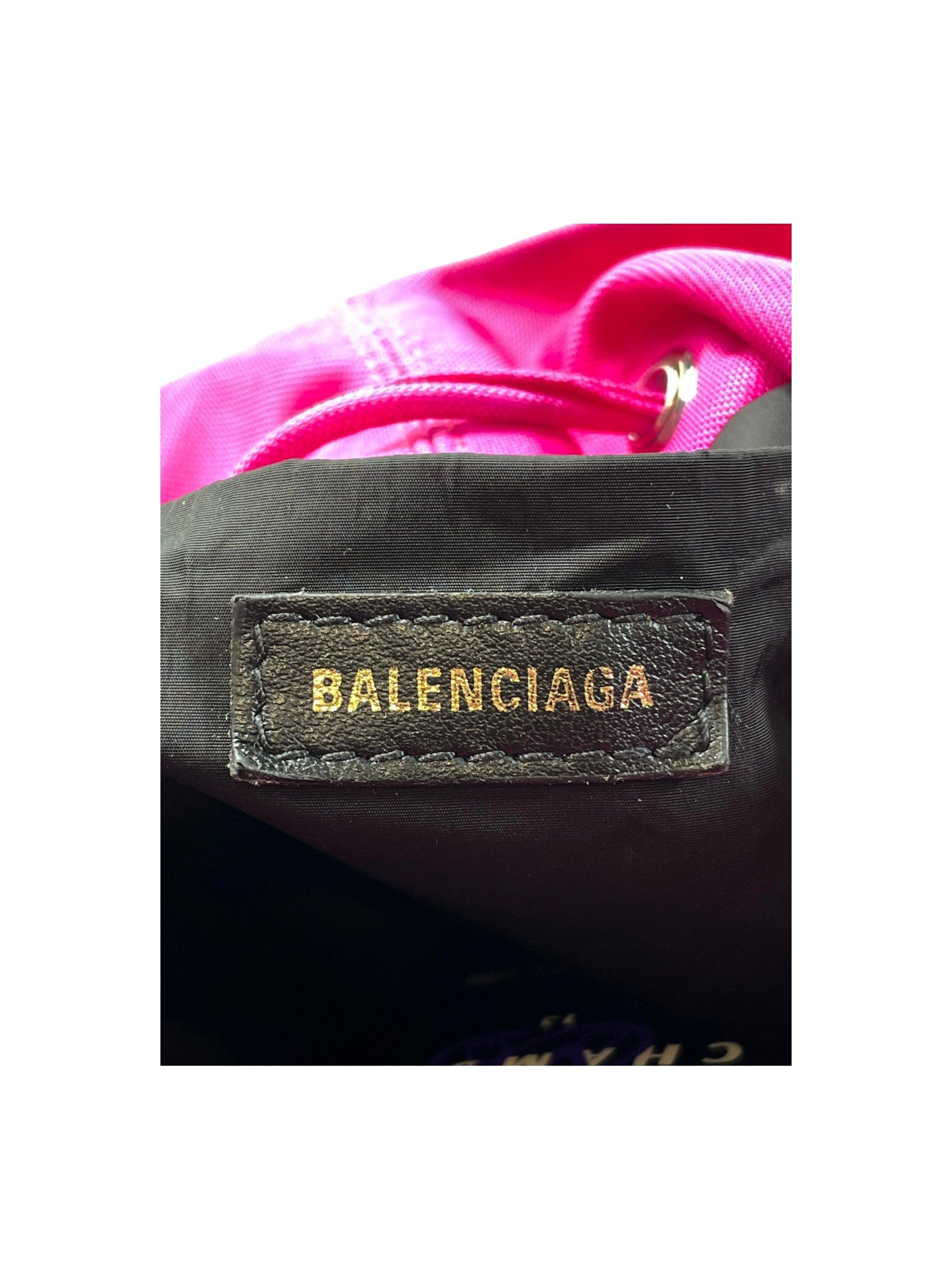 Balenciaga Hot Pink Bucket Bag