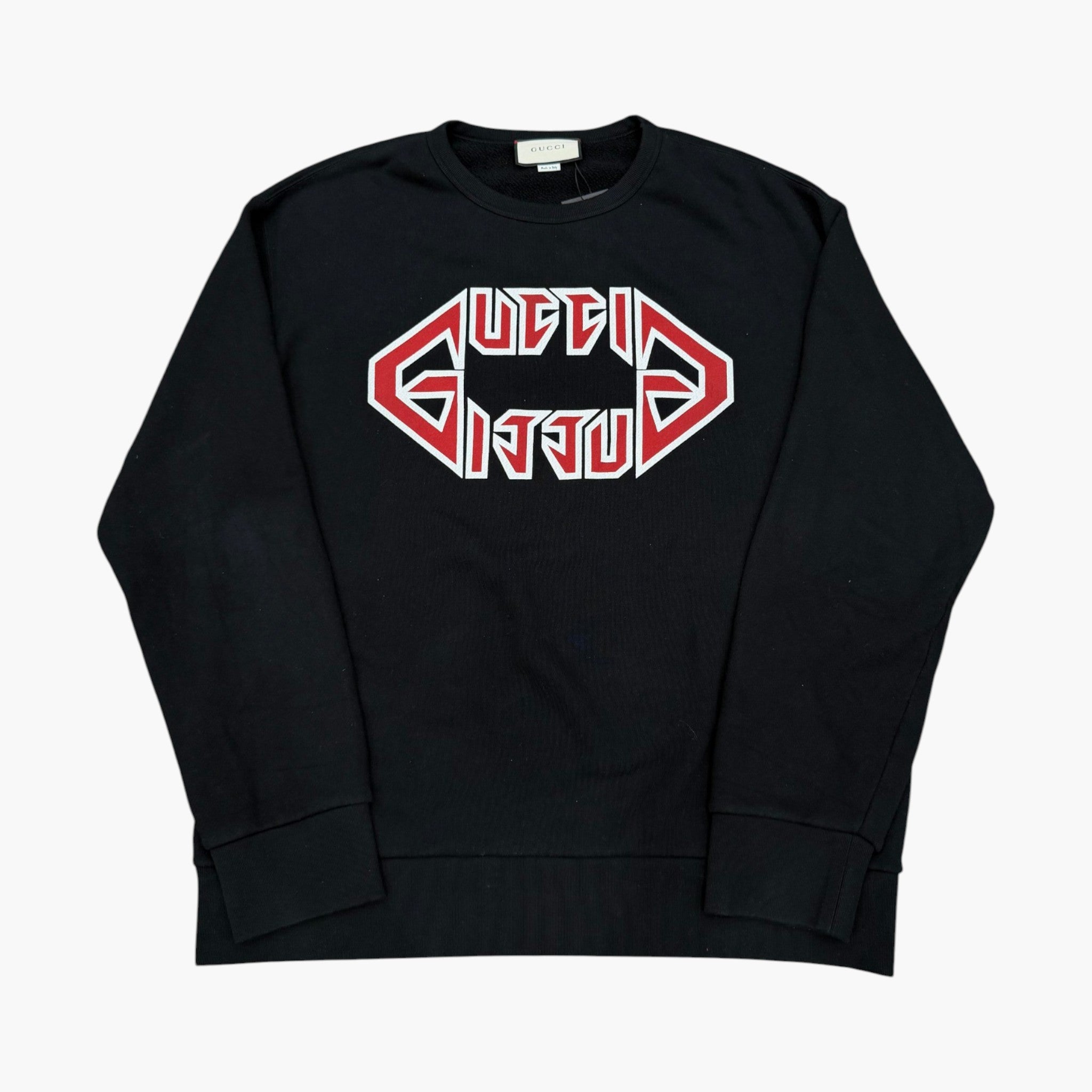 Gucci Black & Red Chest Crewneck