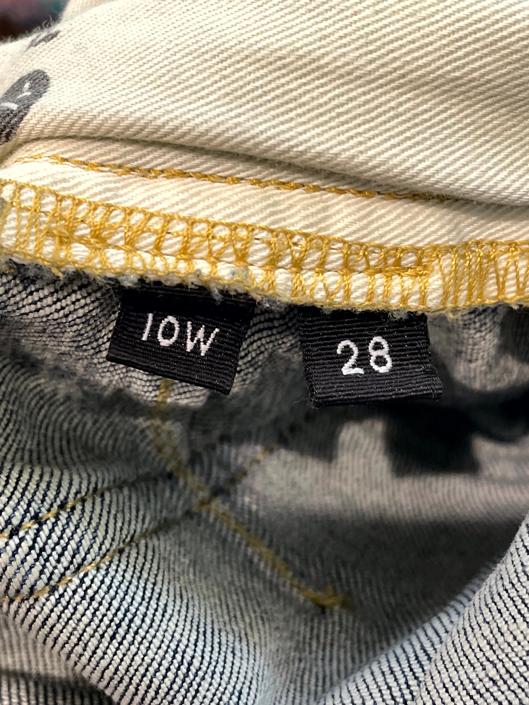 Purple Brand Knee Rip Dark Wash Jeans